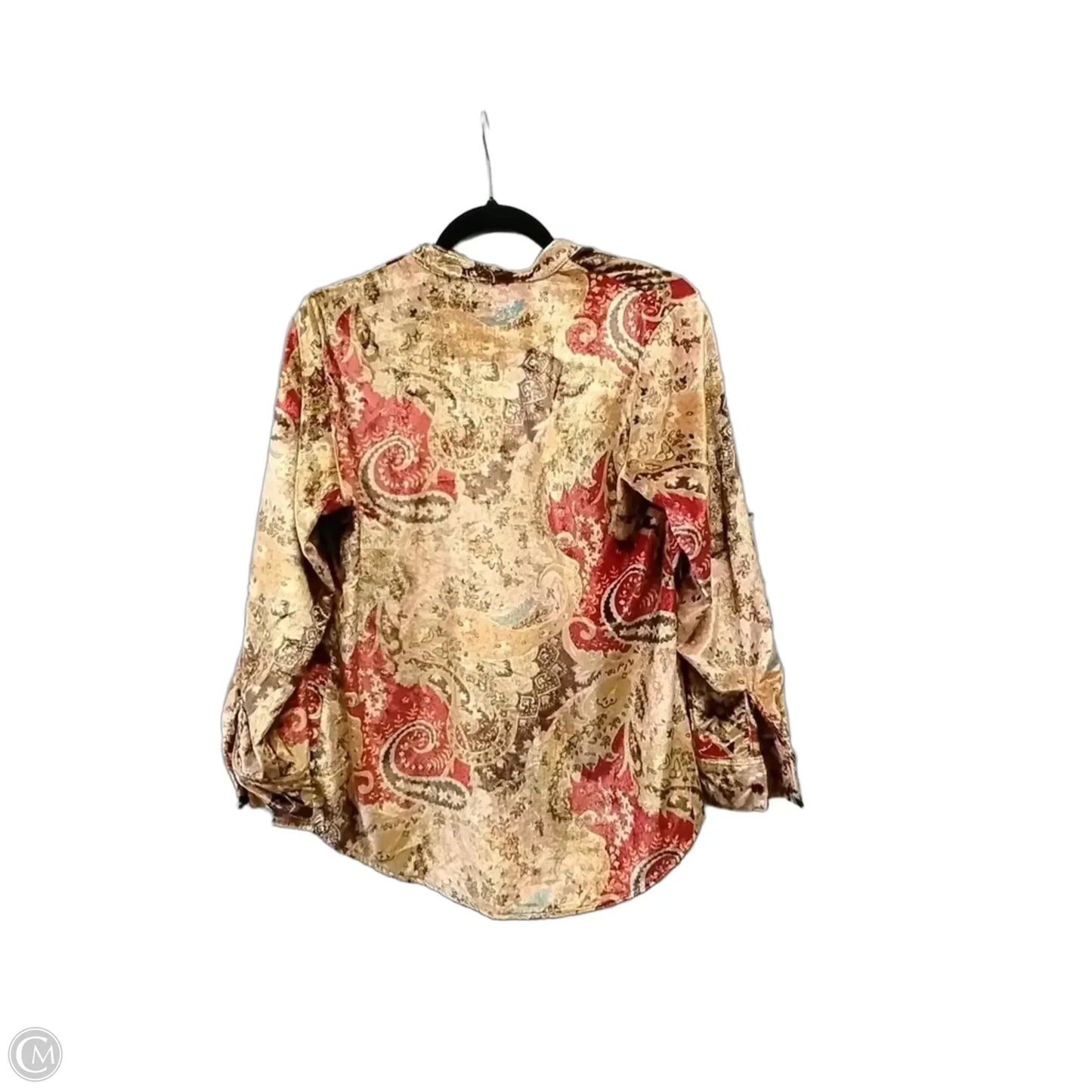 Top Long Sleeve By Soft Surroundings In Brown, Size: Sp