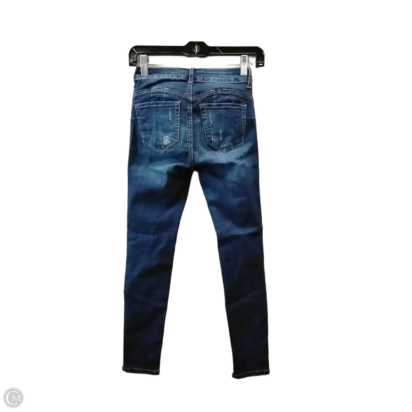 Jeans Skinny By Wax Jean In Blue Denim, Size: 0