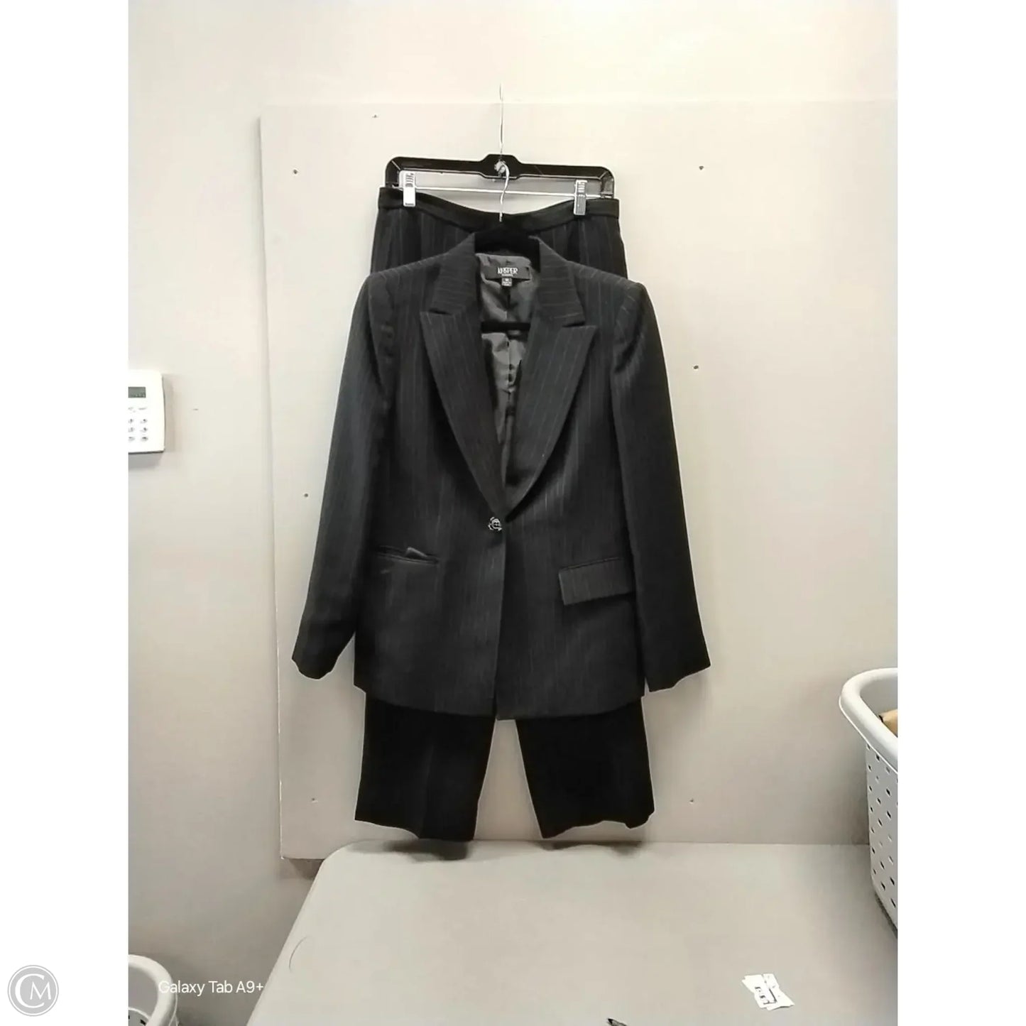 Pants Suit 2pc By Kasper In Striped Pattern, Size: 10
