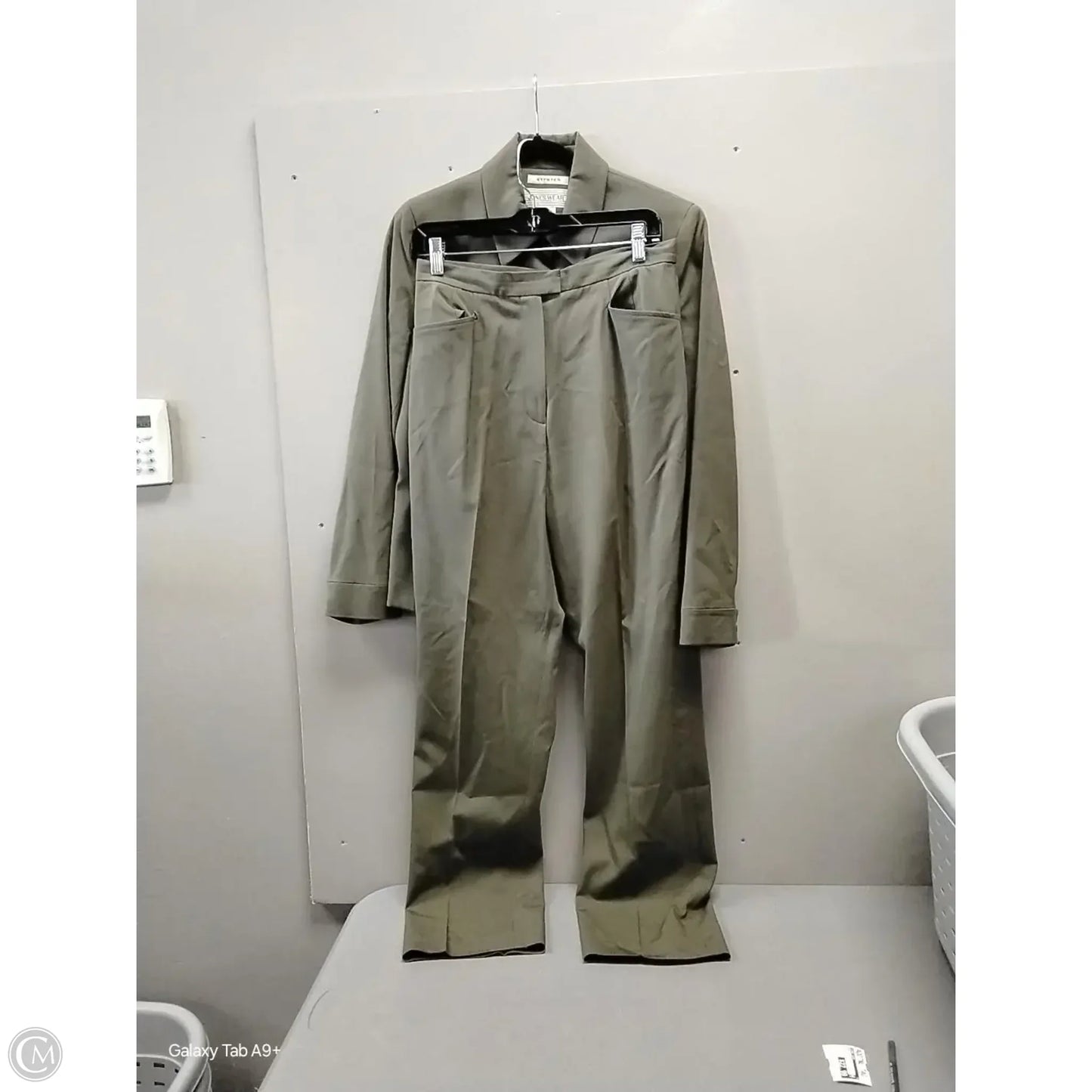 Pants Suit 2pc By Jones Wear In Green, Size: 10