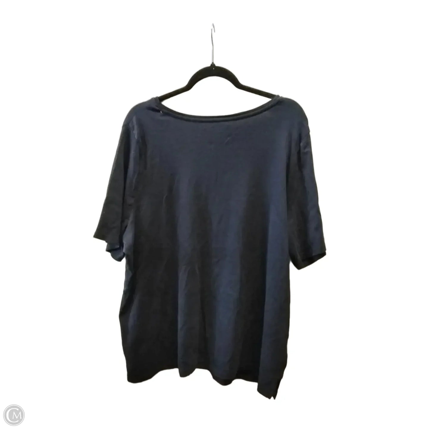 Top Long Sleeve By Talbots In Blue, Size: 3x