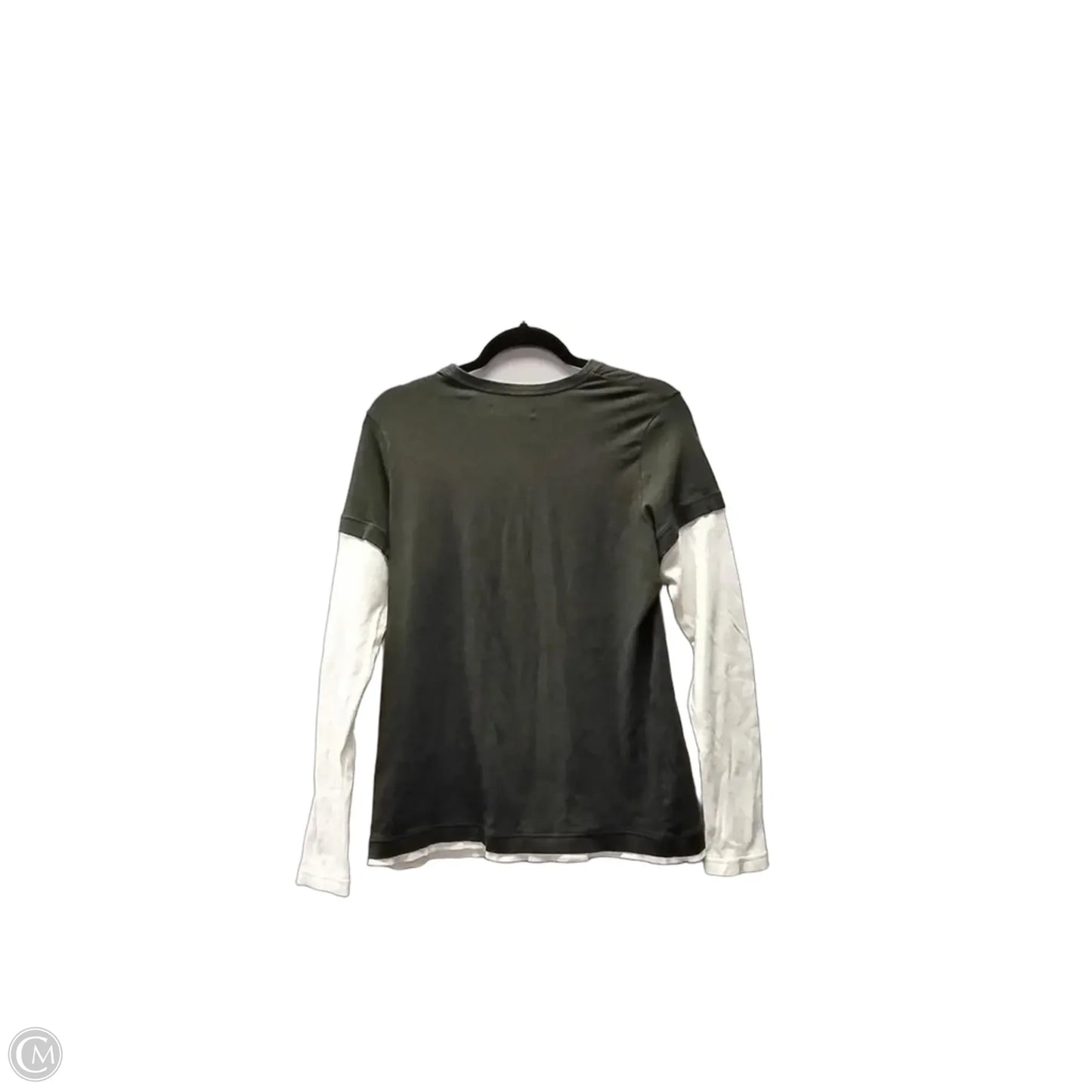 Top Long Sleeve By Nike In Green, Size: L