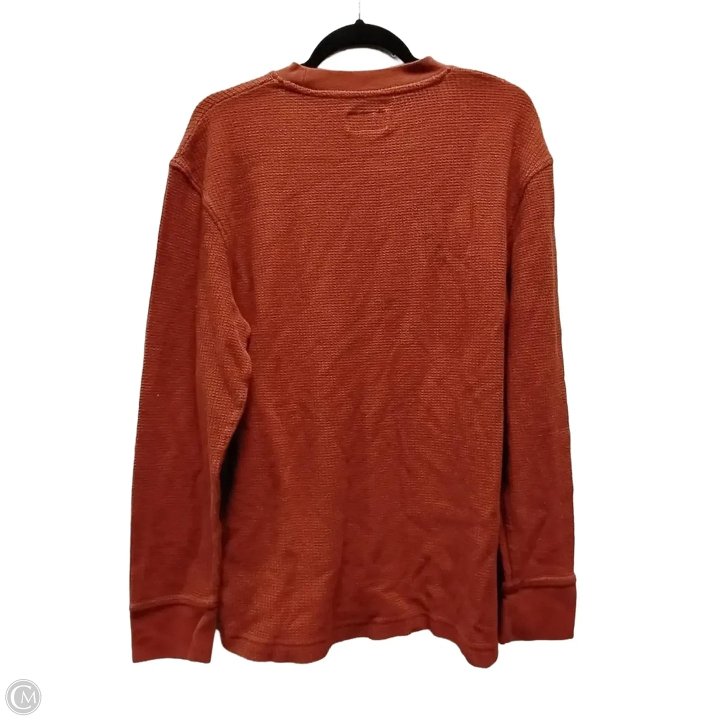 Top Long Sleeve Basic By Clothes Mentor In Orange, Size: M