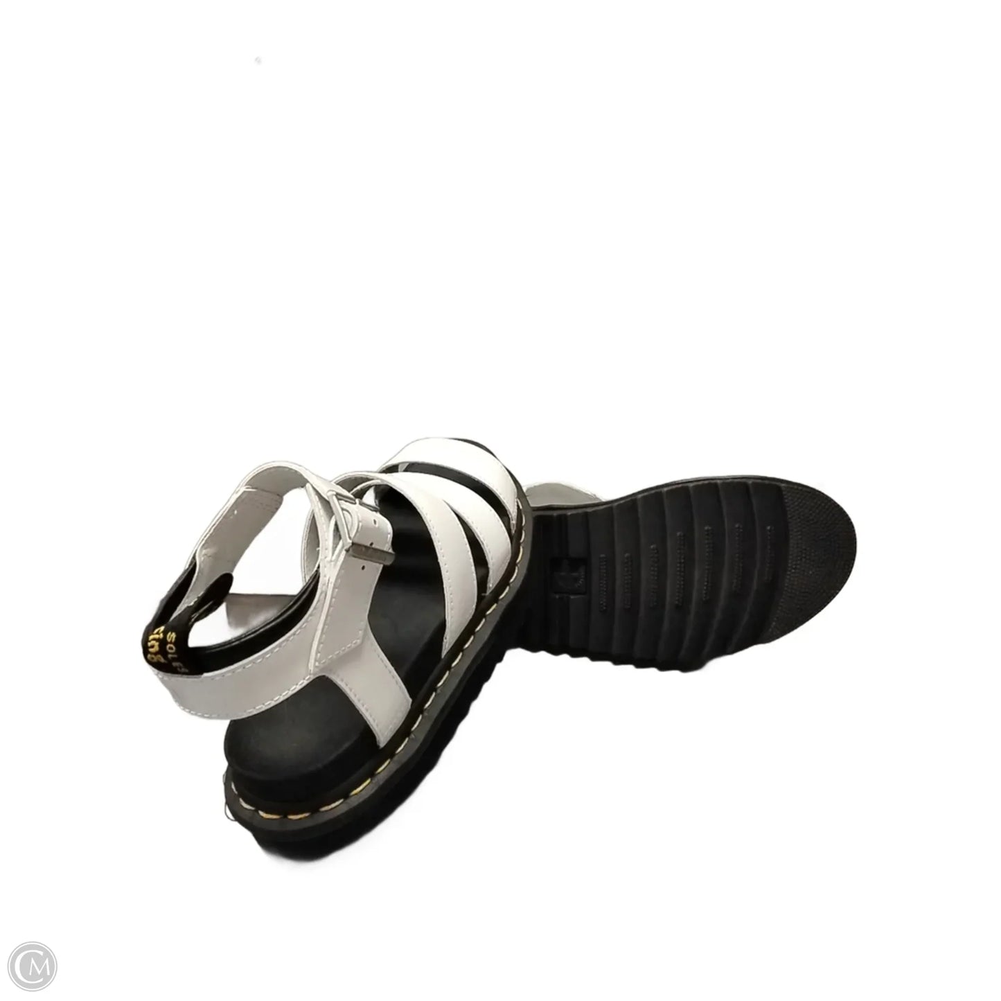 Sandals Heels Platform By Dr Martens In White, Size: 7