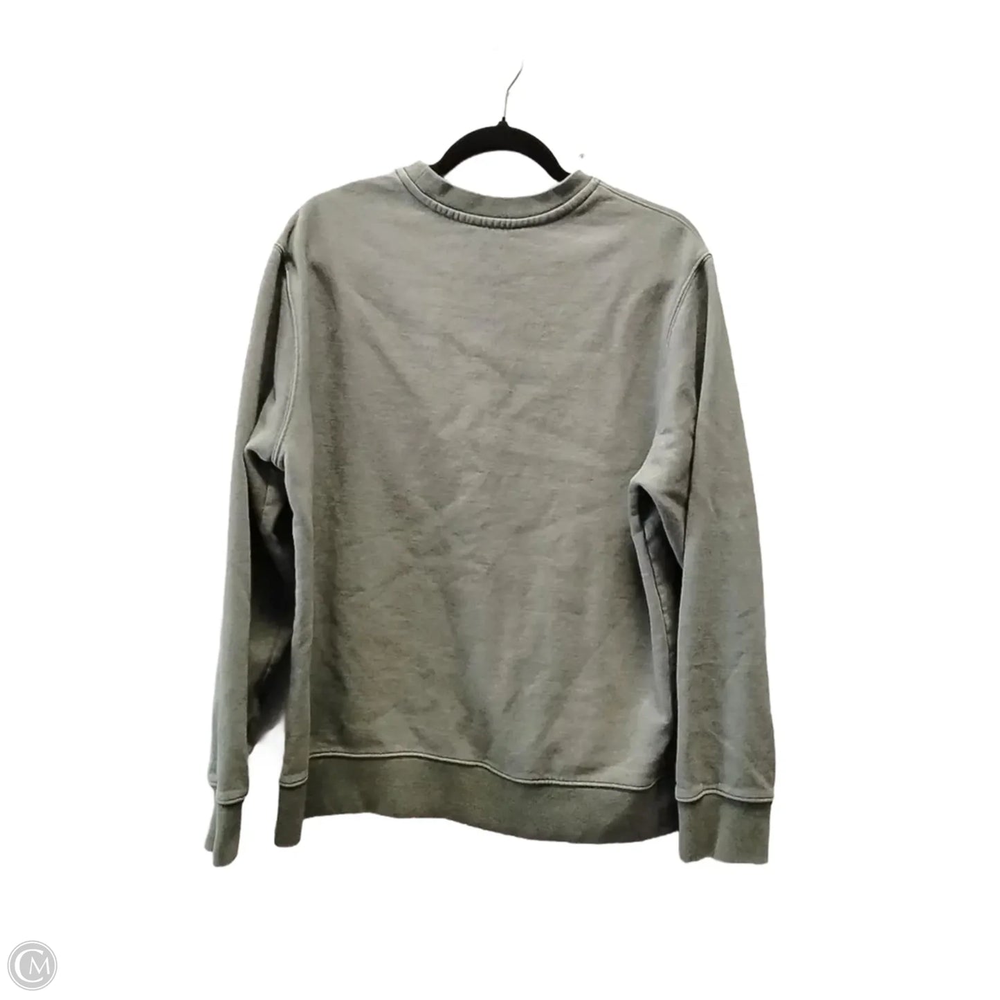 Sweatshirt Crewneck By Eddie Bauer In Green, Size: M