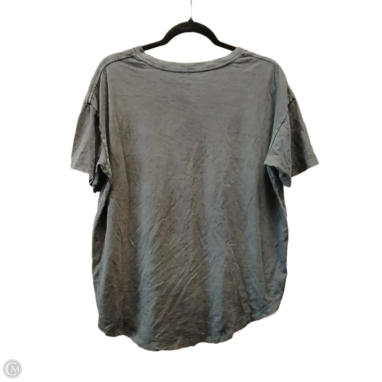 Top Short Sleeve By Aerie In Grey, Size: S