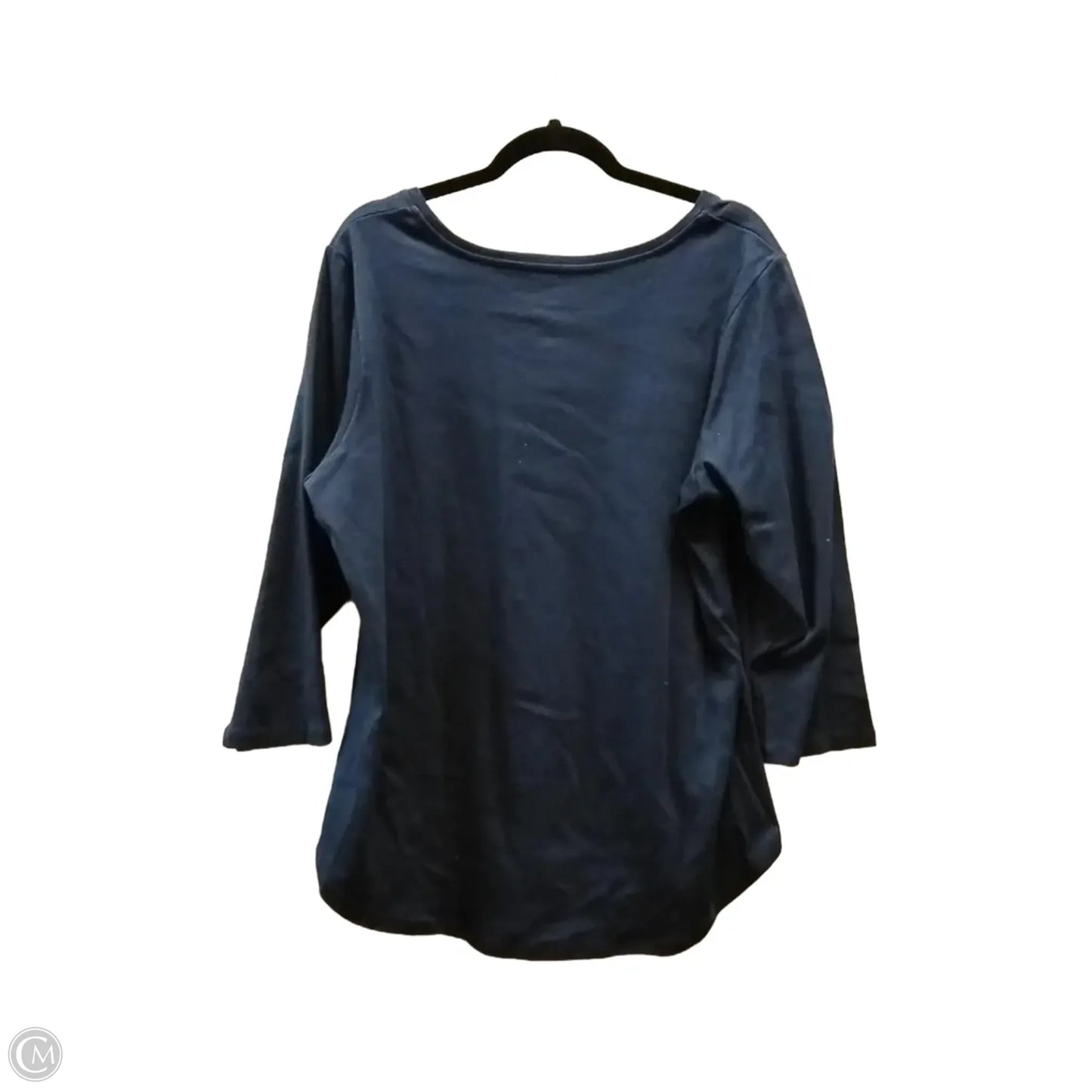 Top Long Sleeve By Ruby Rd In Blue, Size: 2x