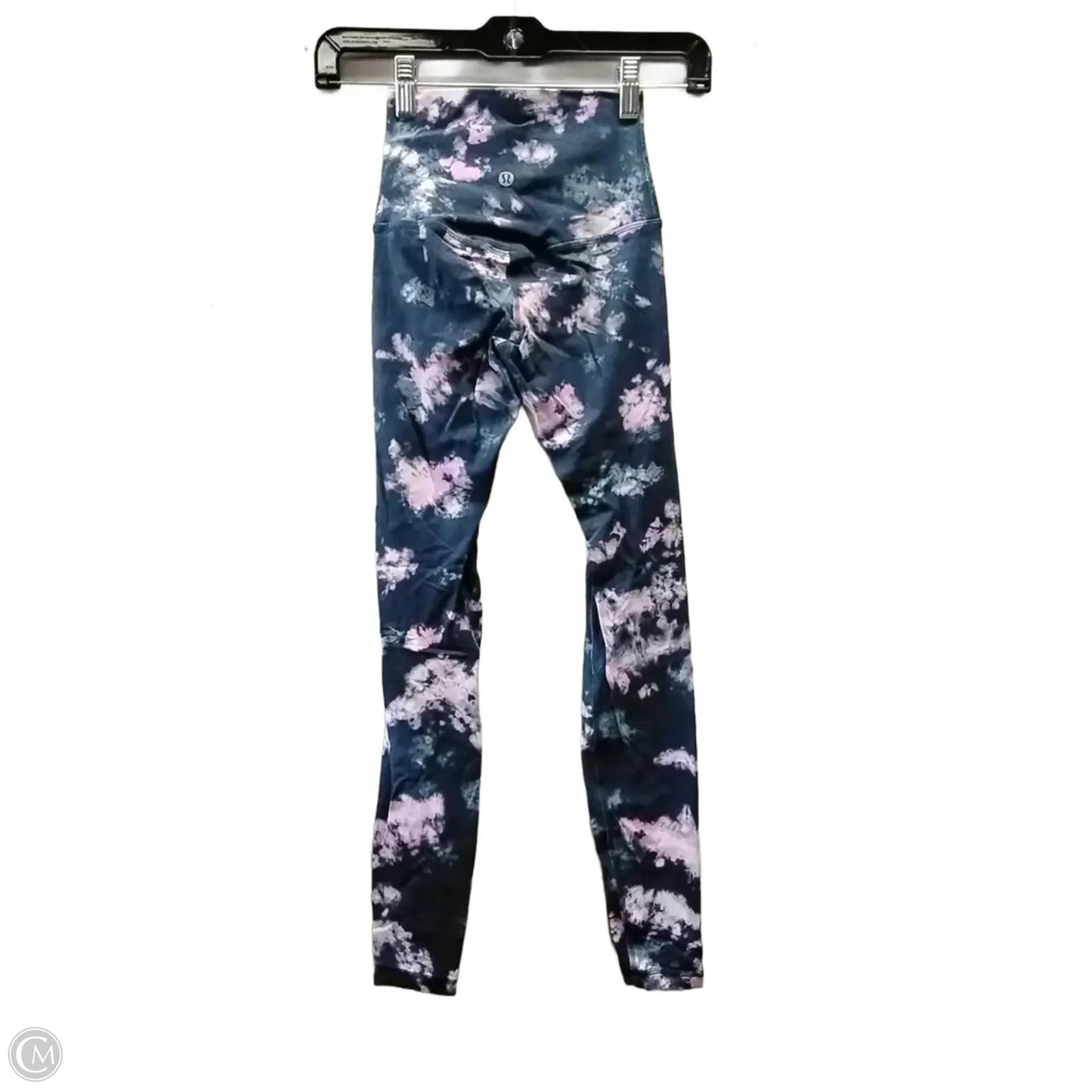 Athletic Leggings By Lululemon In Tie Dye Print, Size: 0