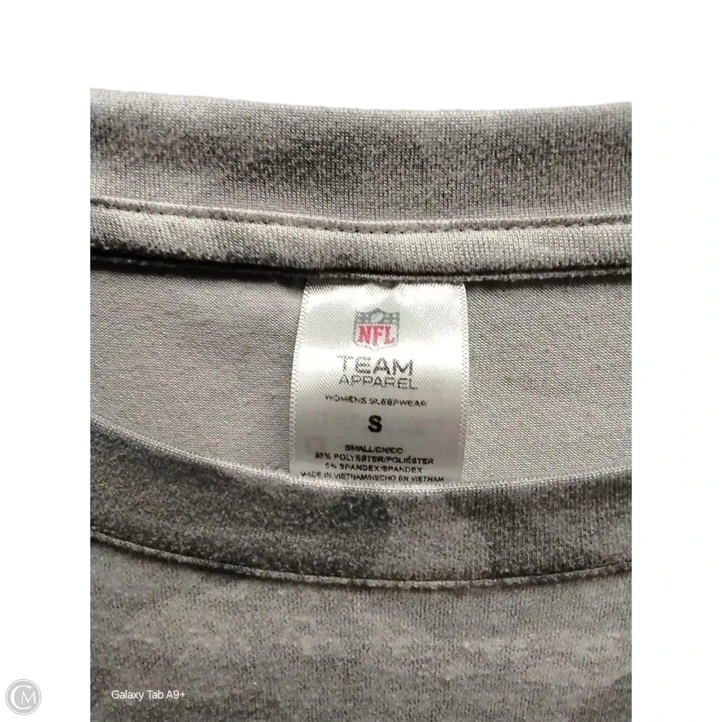 Top Short Sleeve By Nfl In Camouflage Print, Size: S