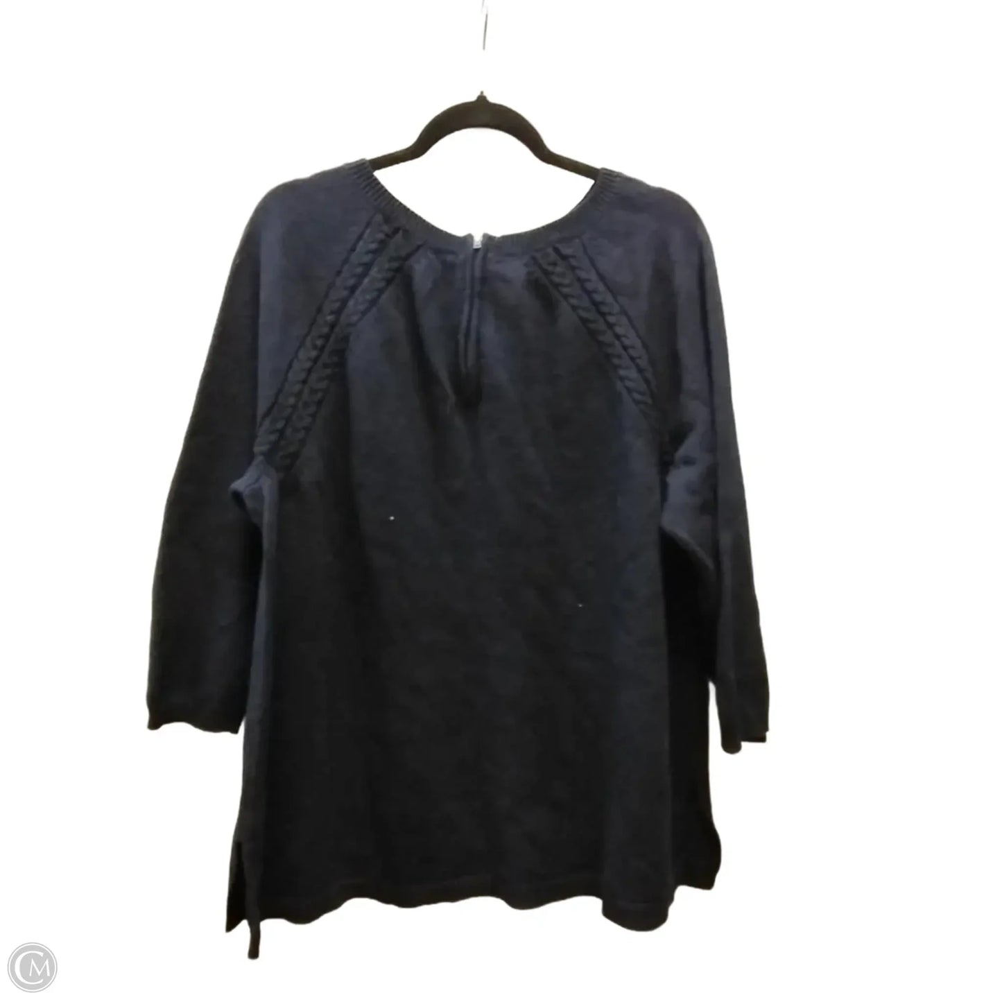 Sweater By Talbots In Blue, Size: 2x