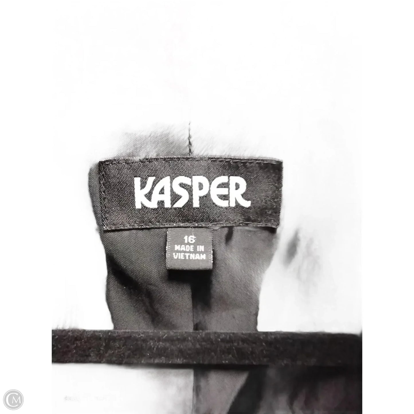 Blazer By Kasper In Plaid Pattern, Size: 16