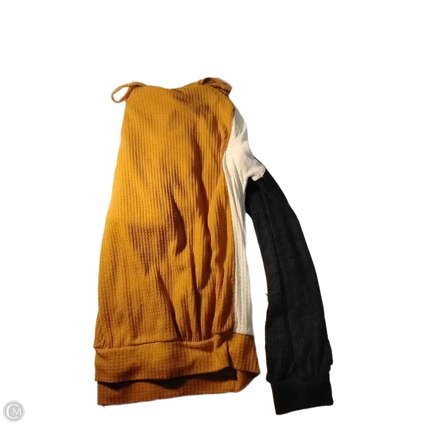 Sweatshirt Collar By My Story In Gold & White, Size: L