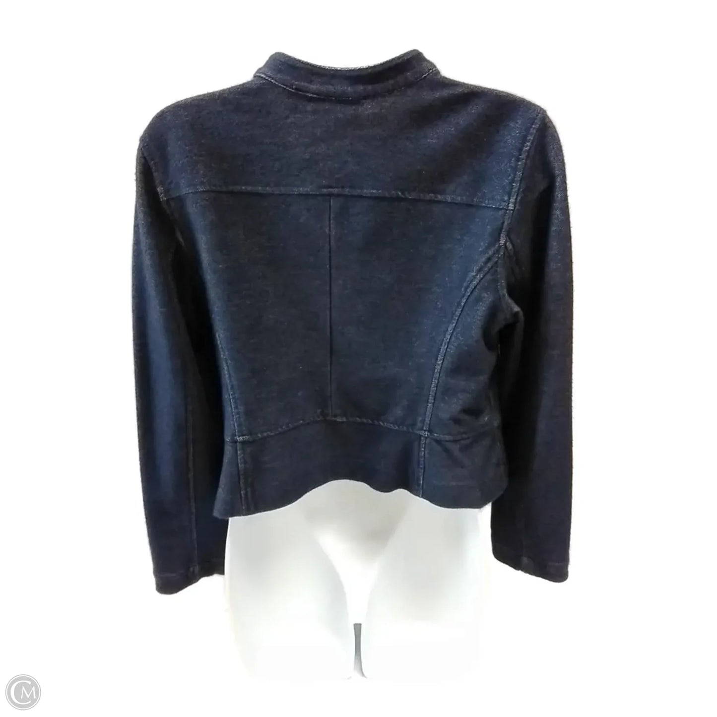 Jacket Denim By Liz Claiborne In Blue Denim, Size: Mp