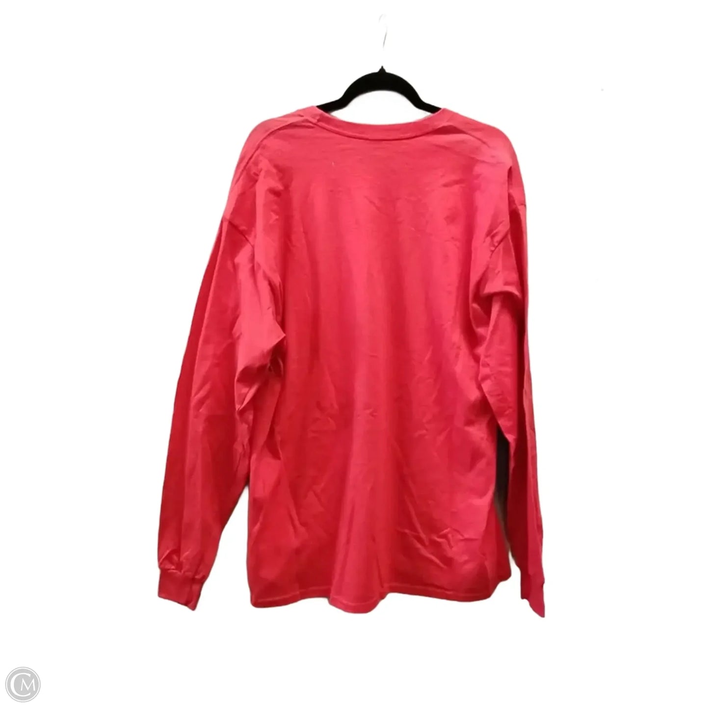 Top Long Sleeve Basic By Gildan In Red, Size: Xl