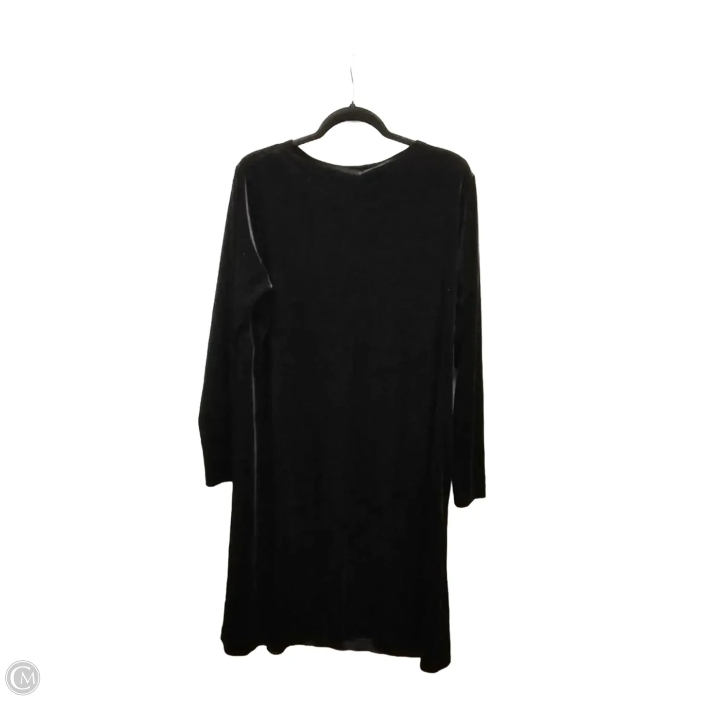 Dress Casual Midi By Susan Graver In Black, Size: L