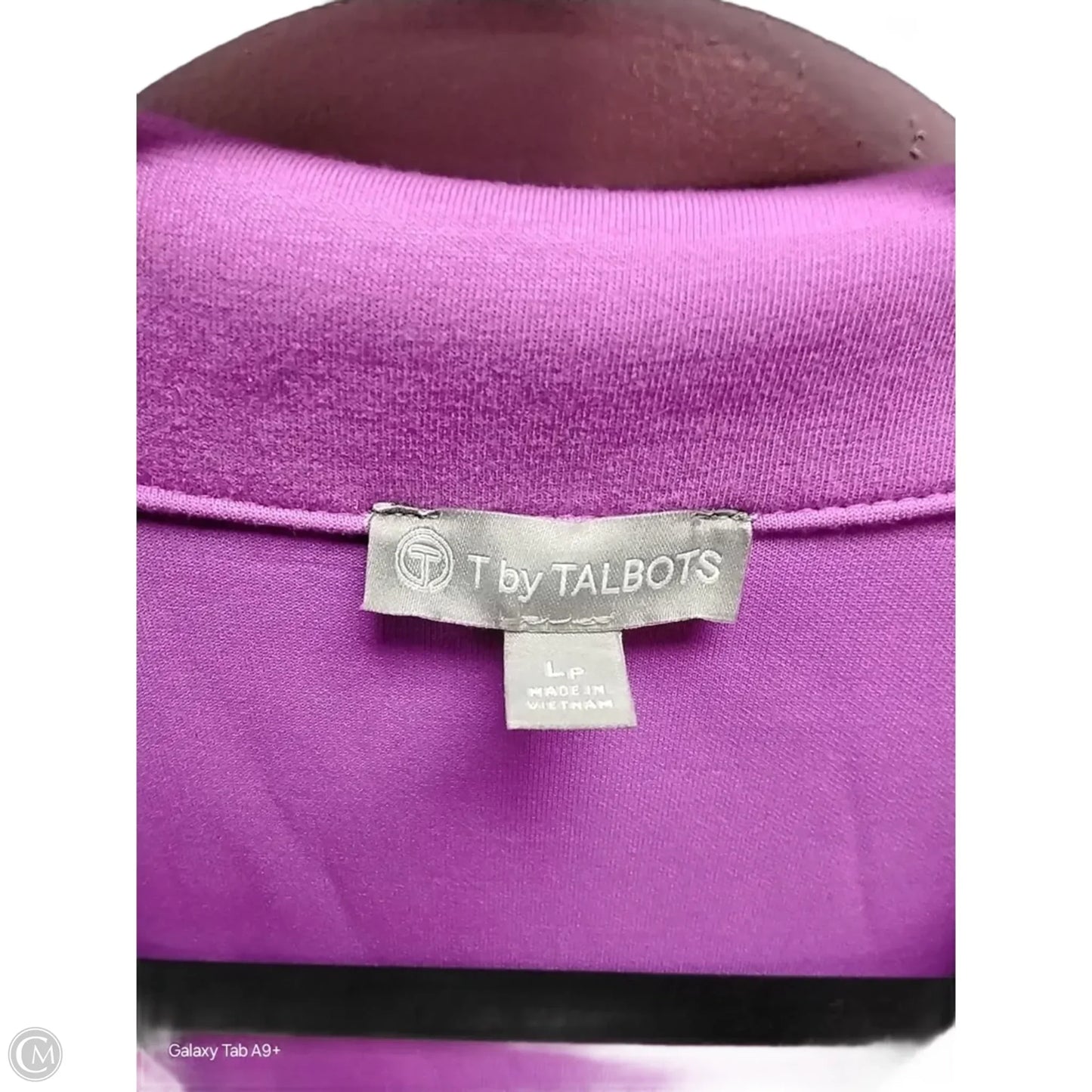 Sweatshirt Hoodie By Talbots In Purple, Size: L