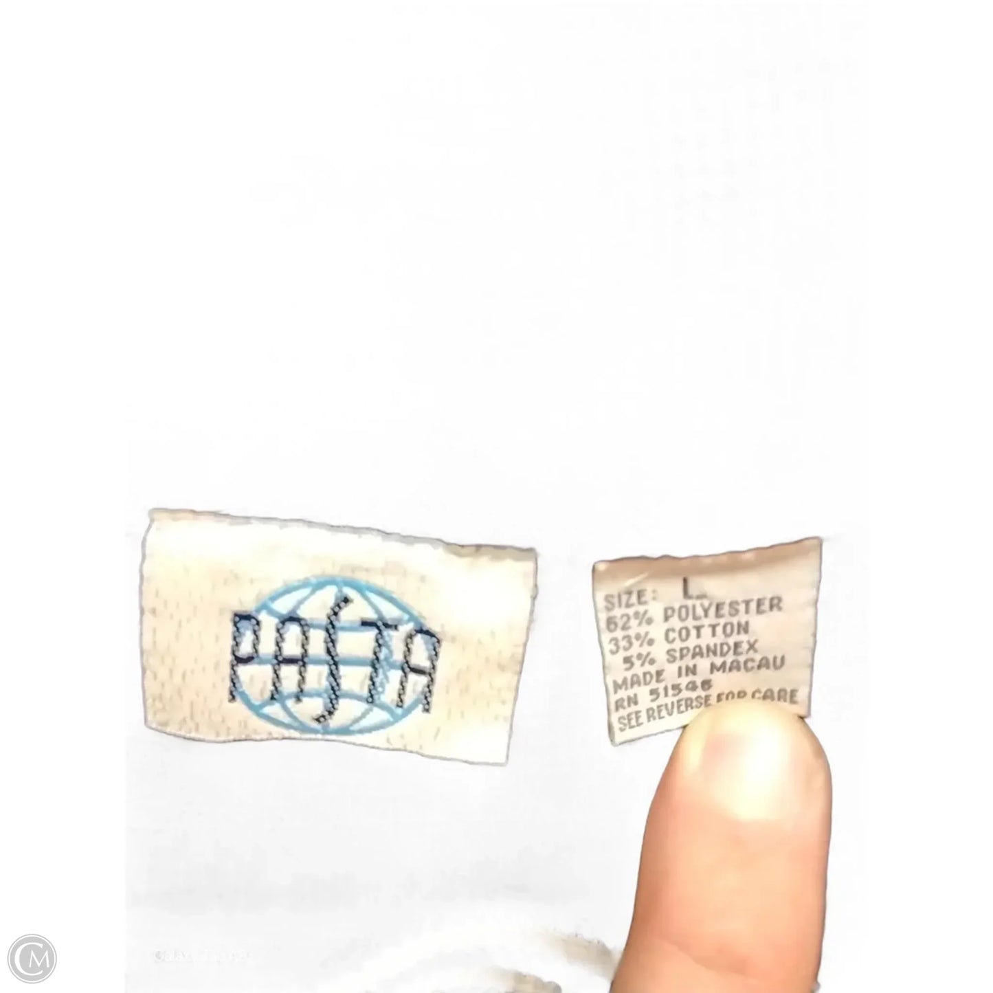 Sweatshirt Collar By Pasta In Navy, Size: L