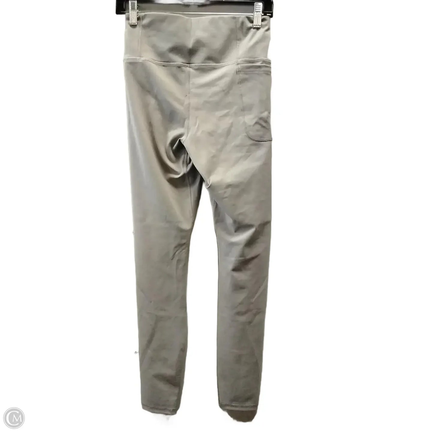 Athletic Leggings By Under Armour In Grey, Size: M