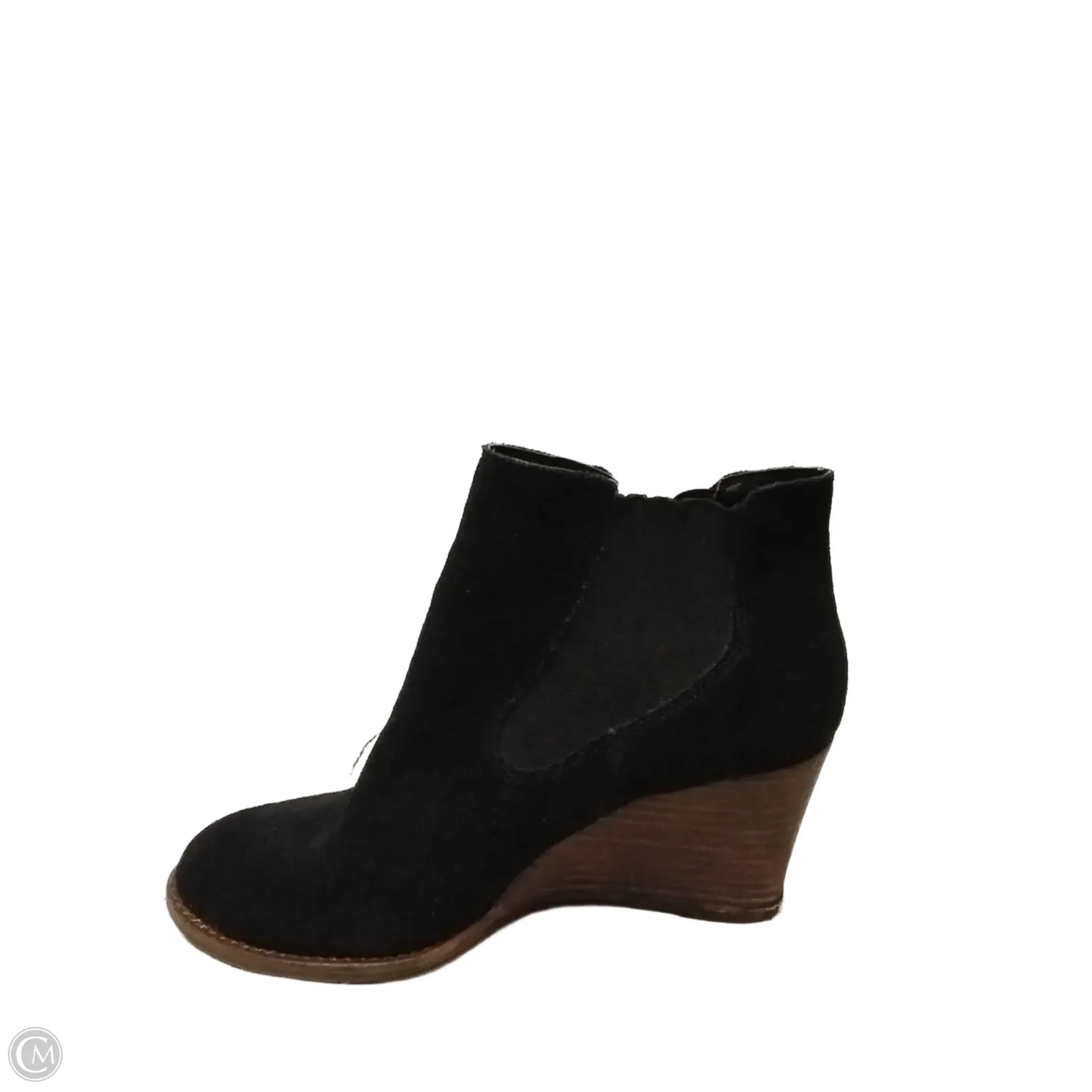 Shoes Heels Wedge By Lucky Brand In Black, Size: 8.5