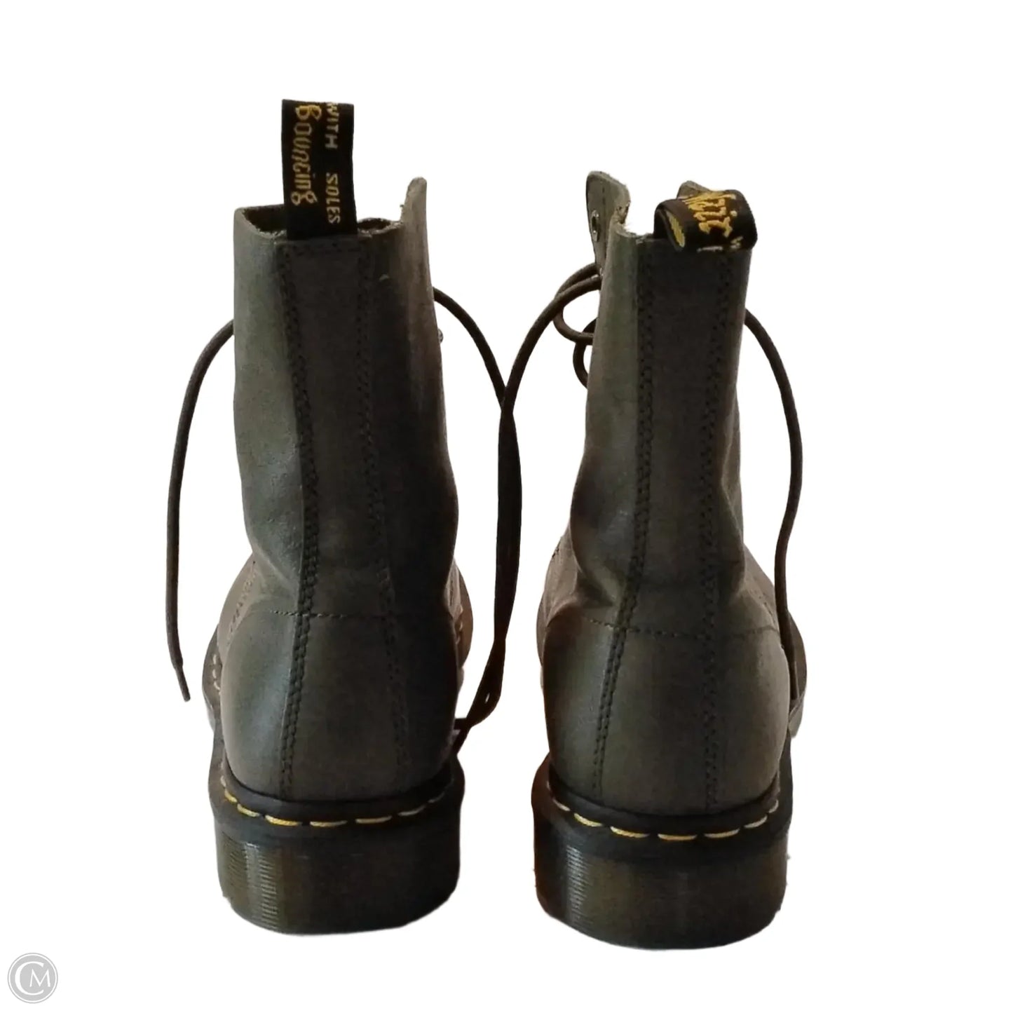 Boots Combat By Dr Martens In Grey, Size: 10