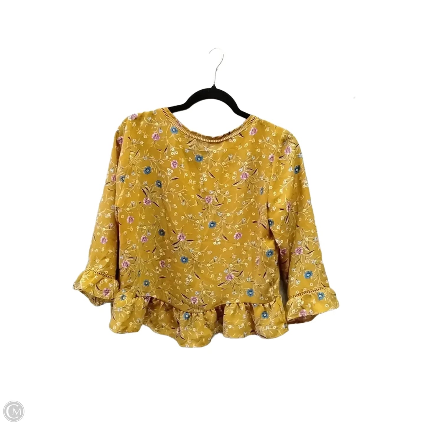 Top Long Sleeve By Sienna Sky In Floral Print, Size: M