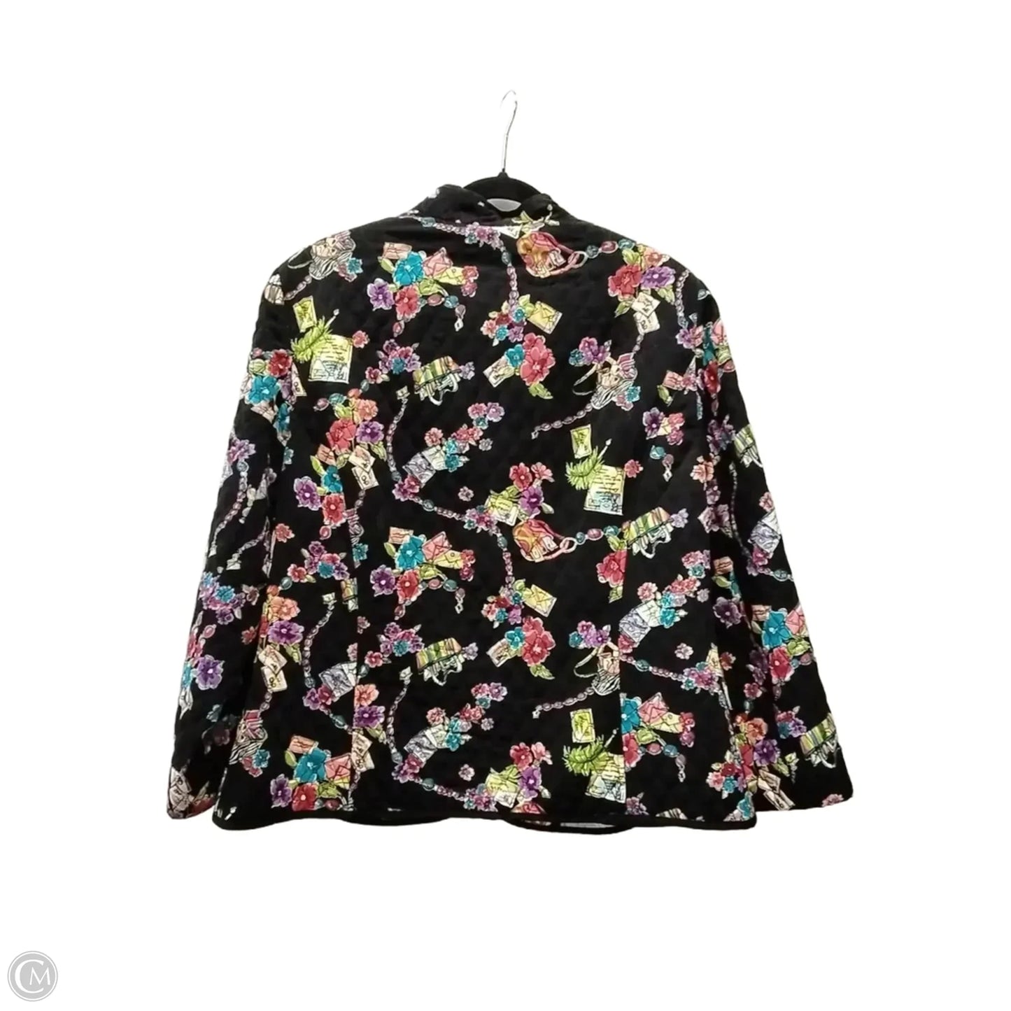 Blazer By Requirements In Floral Print, Size: Xl