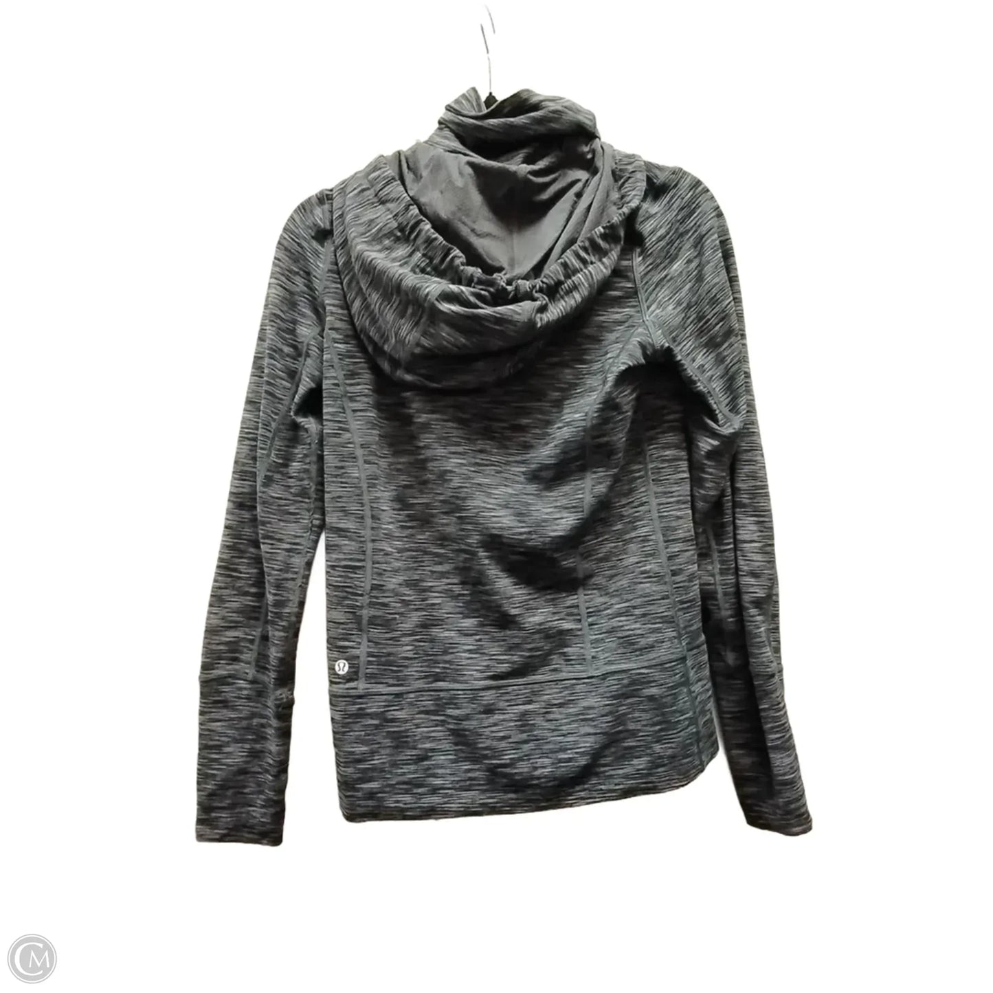 Athletic Jacket By Lululemon In Grey, Size: M