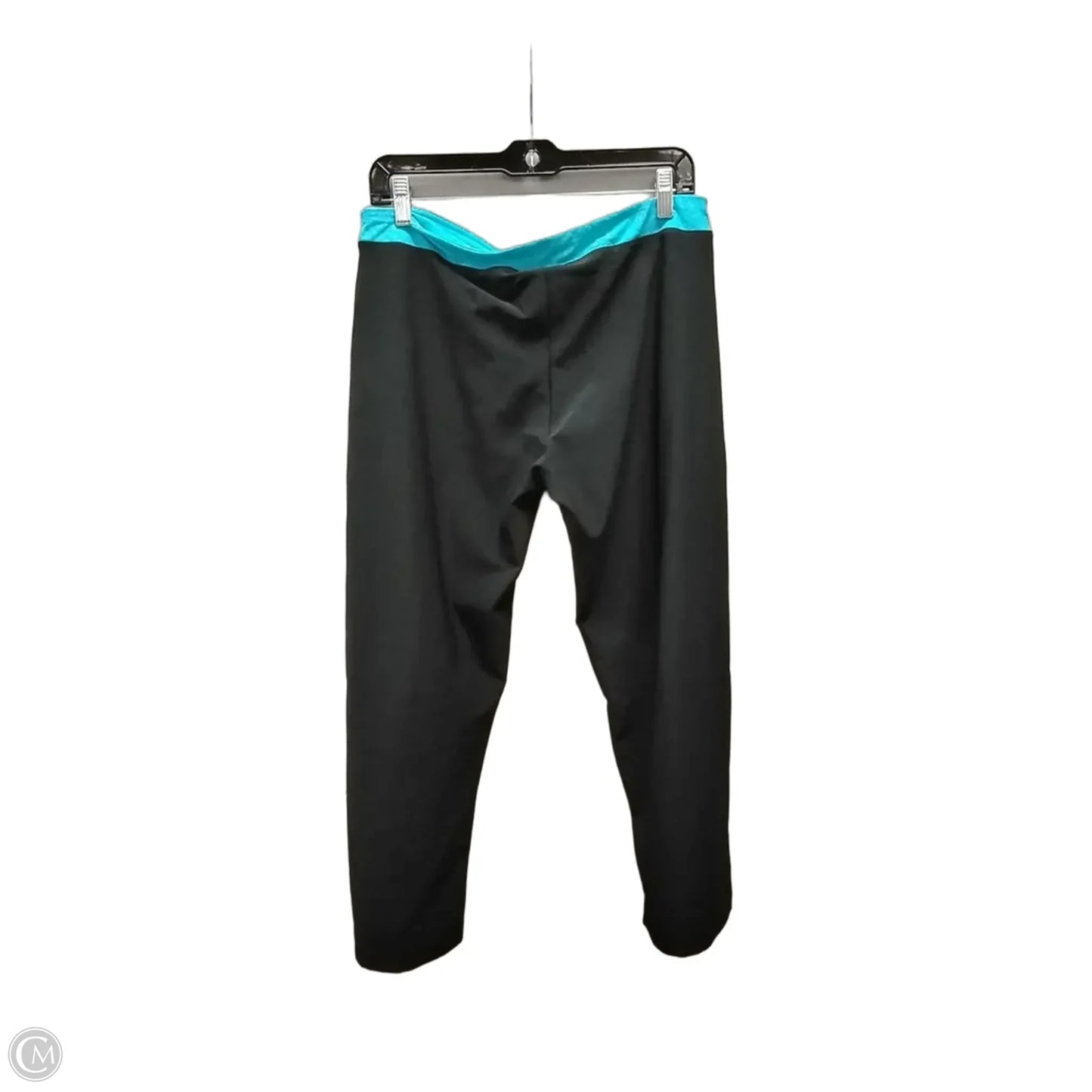 Athletic Pants By Nike Apparel In Black & Blue, Size: L
