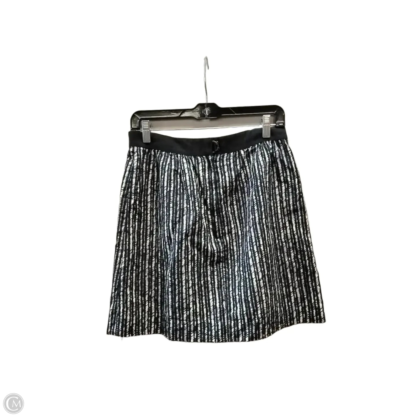 Skirt Mini & Short By Loft In Striped Pattern, Size: 6