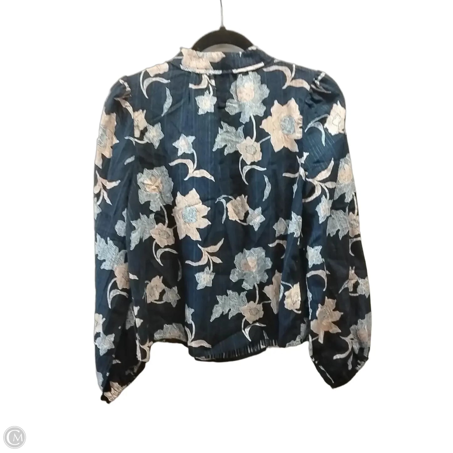 Blouse LS By J. Jill In Floral Print, Size: 6p