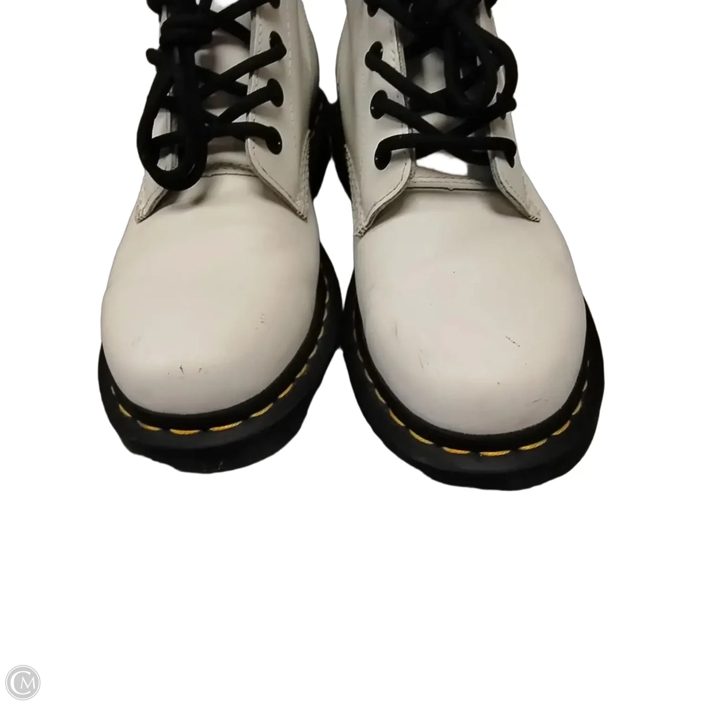 Boots Ankle Flats By Dr Martens In White, Size: 8
