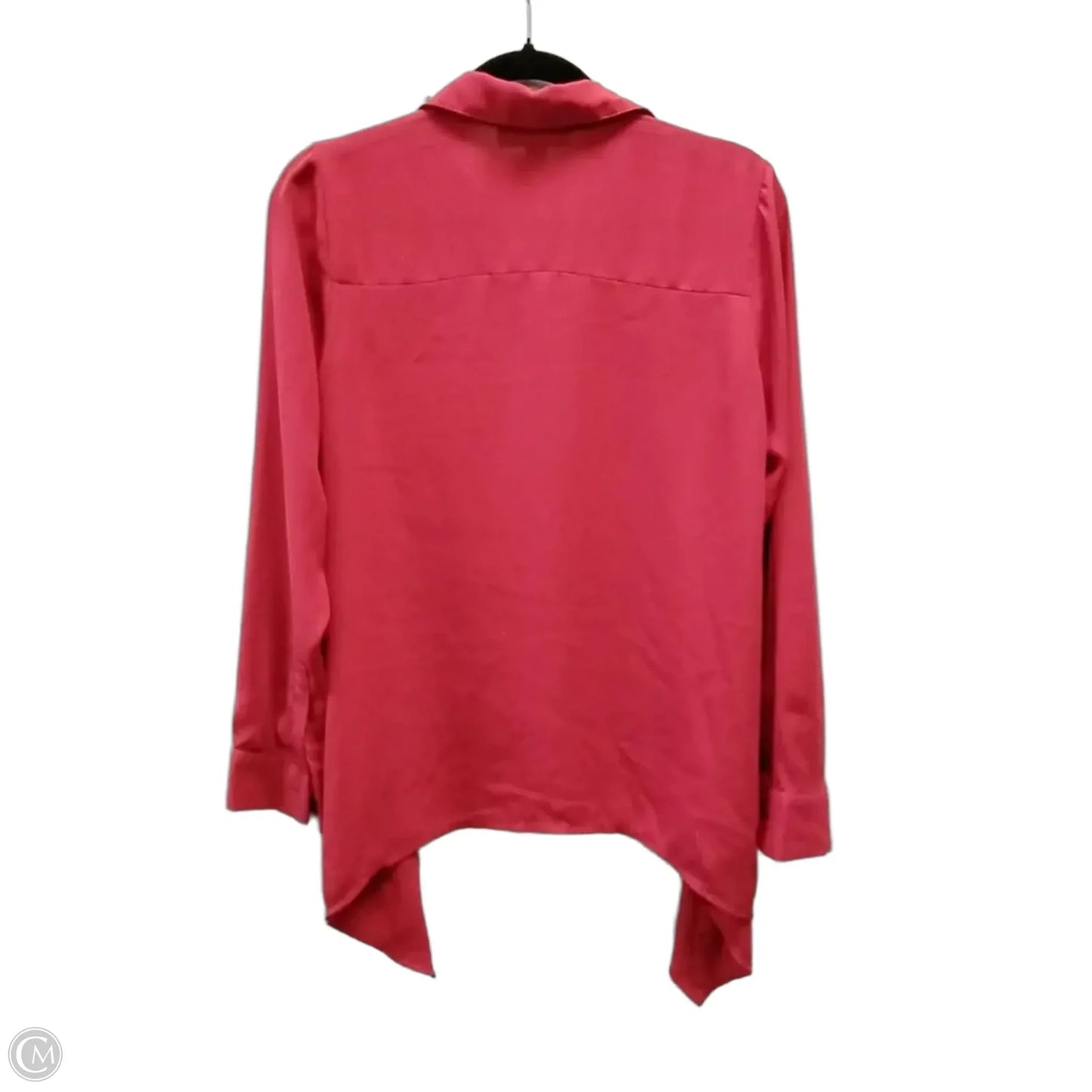 Blouse Long Sleeve By Michael By Michael Kors In Red, Size: S