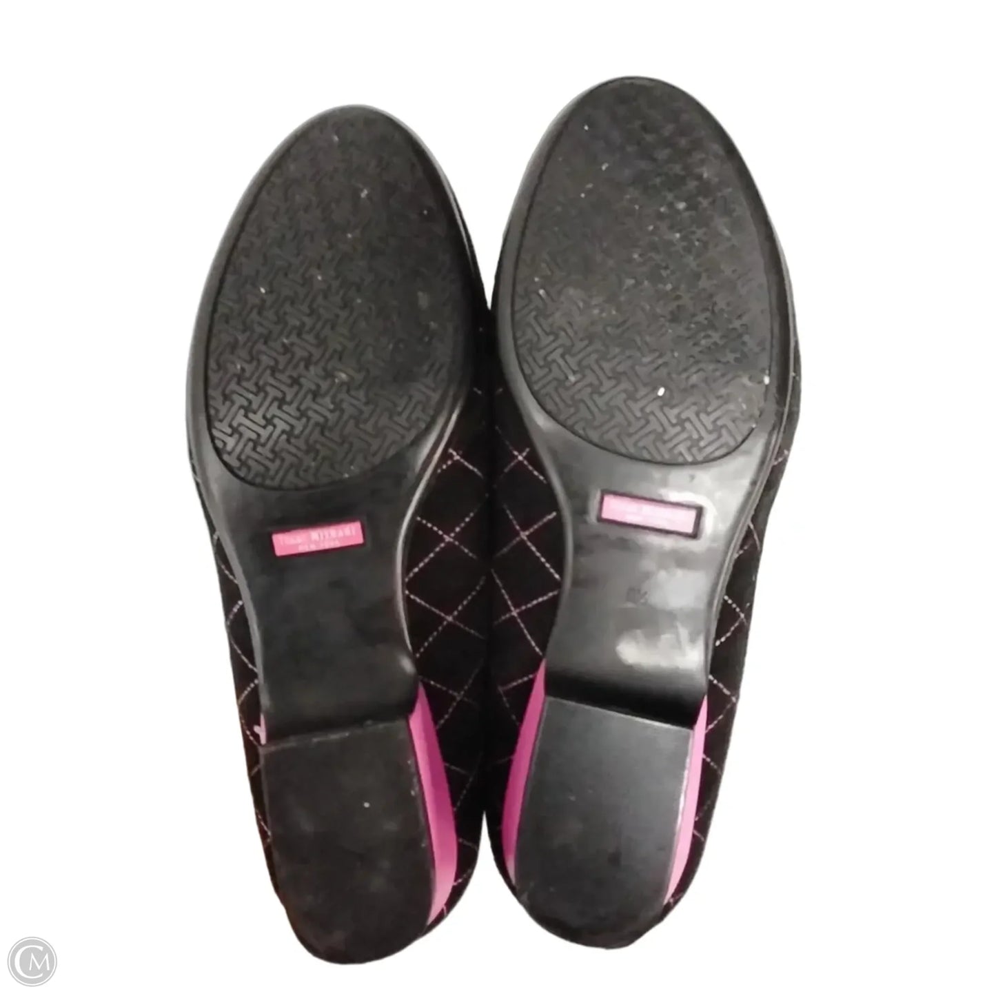 Shoes Flats By Isaac Mizrahi In Black & Pink, Size: 6.5