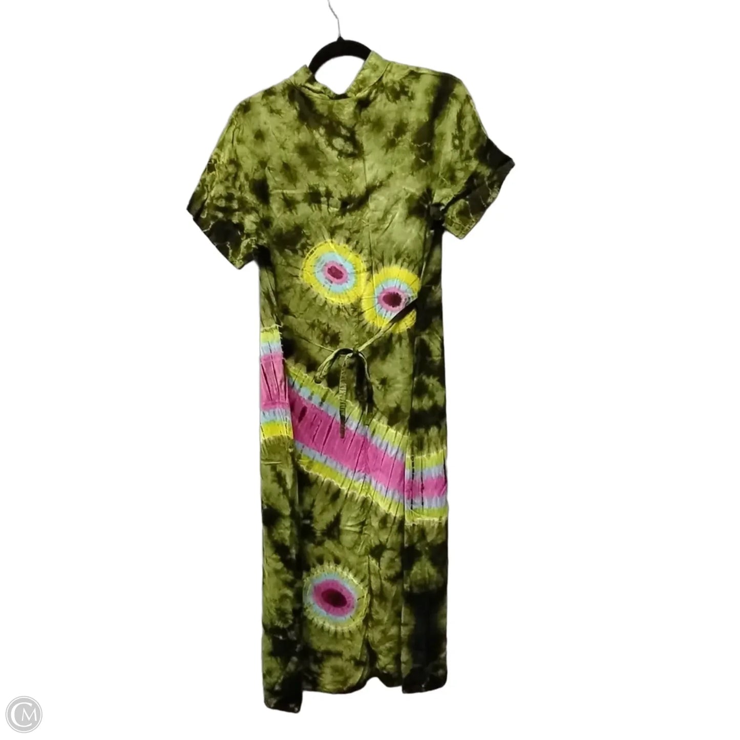Dress Casual Maxi By Cme In Tie Dye Print, Size: 12