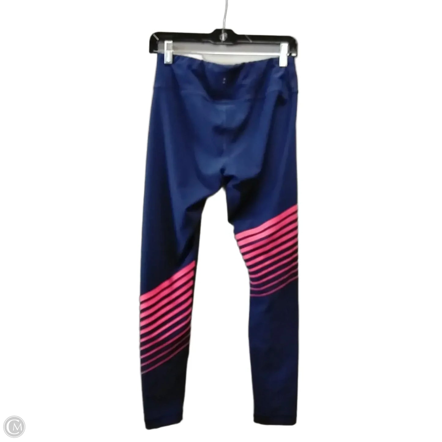 Athletic Leggings By 90 Degrees By Reflex In Blue & Orange, Size: M