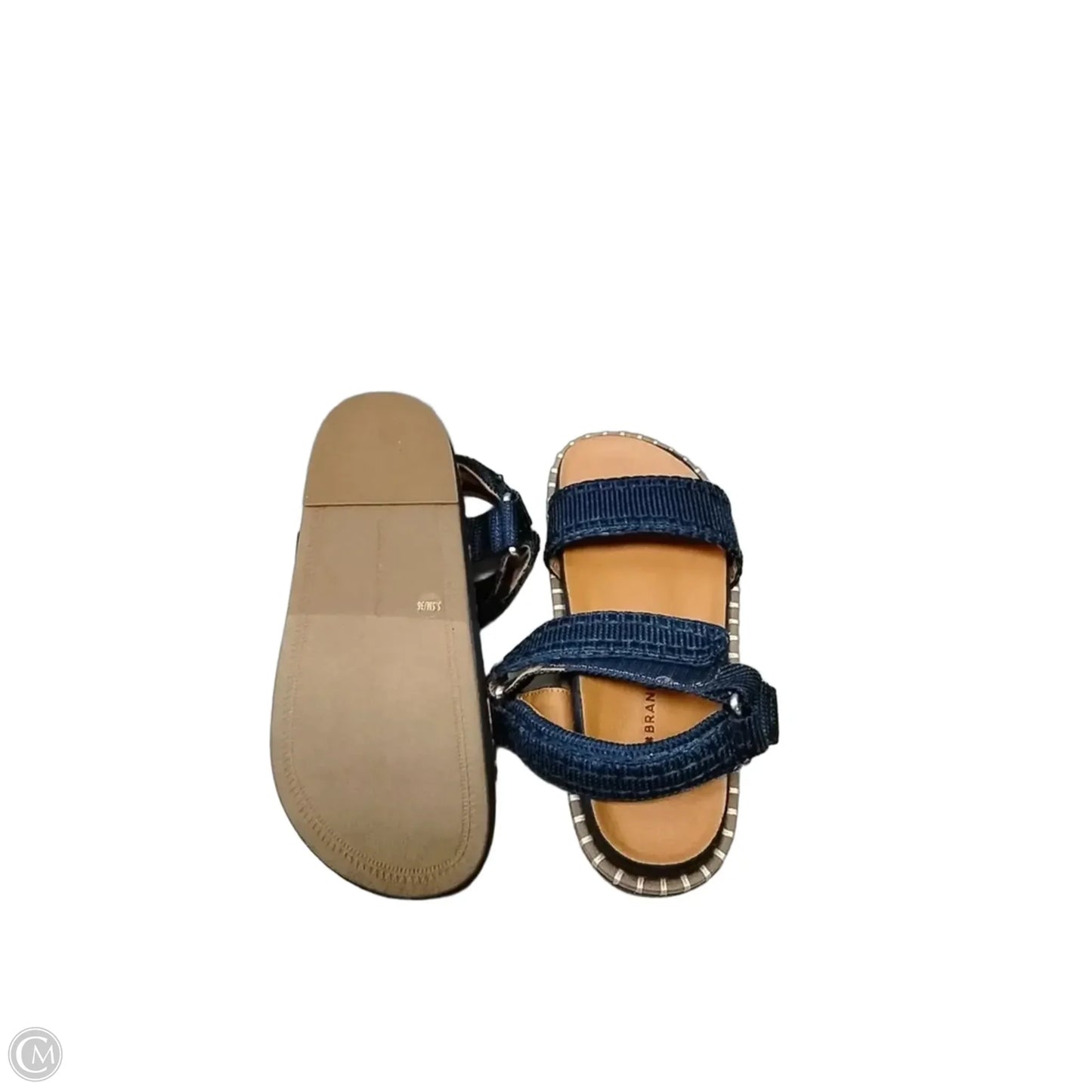 Sandals Sport By Lucky Brand In Blue & Tan, Size: 5.5