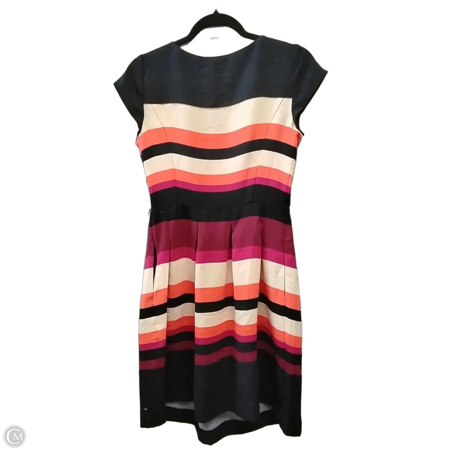 Dress Casual Midi By Tommy Hilfiger In Striped Pattern, Size: 2