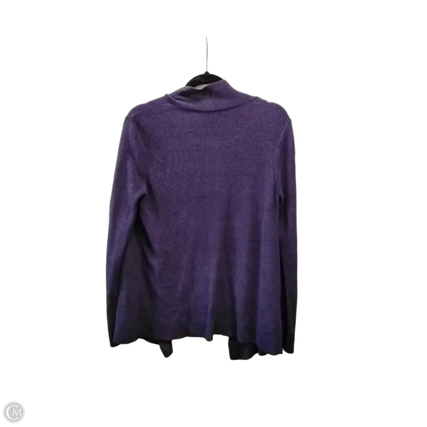Cardigan By Eileen Fisher In Purple, Size: Mp