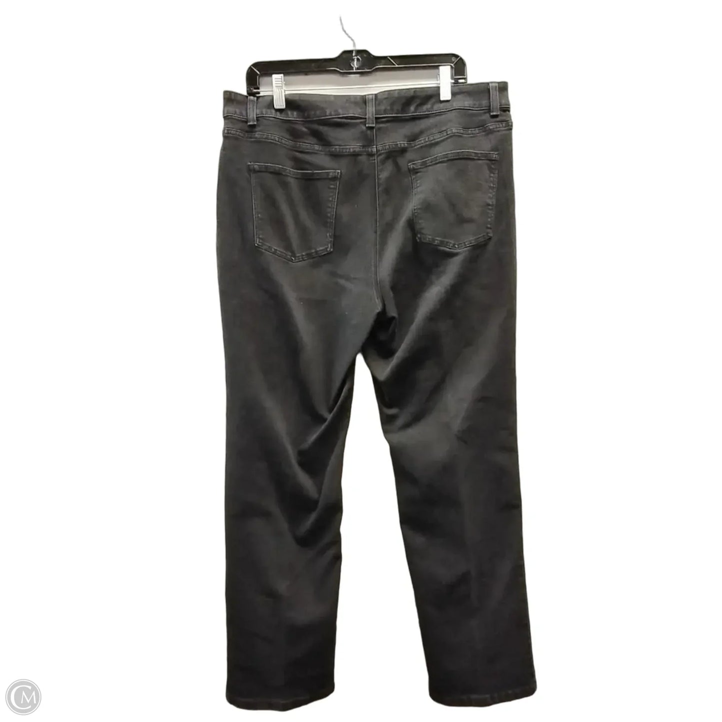 Jeans Straight By Talbots In Black, Size: 16