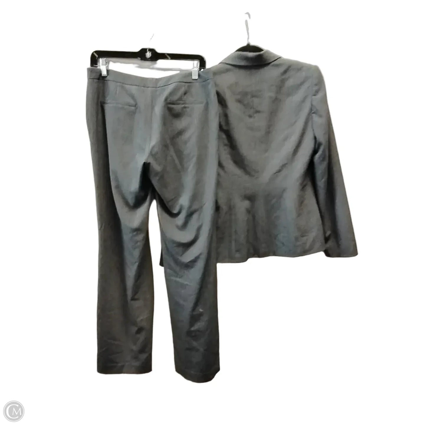 Pants Suit 2pc By Calvin Klein In Grey, Size: 4