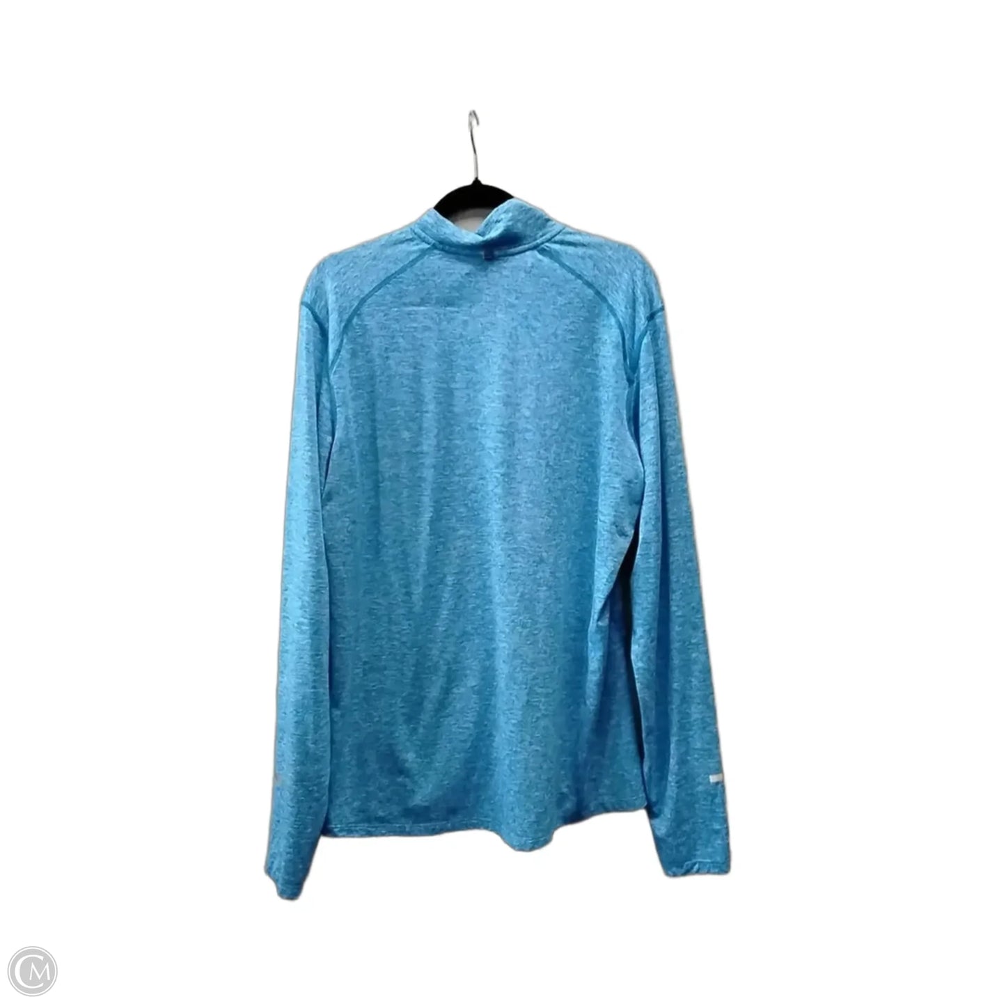 Athletic Top Long Sleeve Crewneck By Nike Apparel In Blue, Size: L