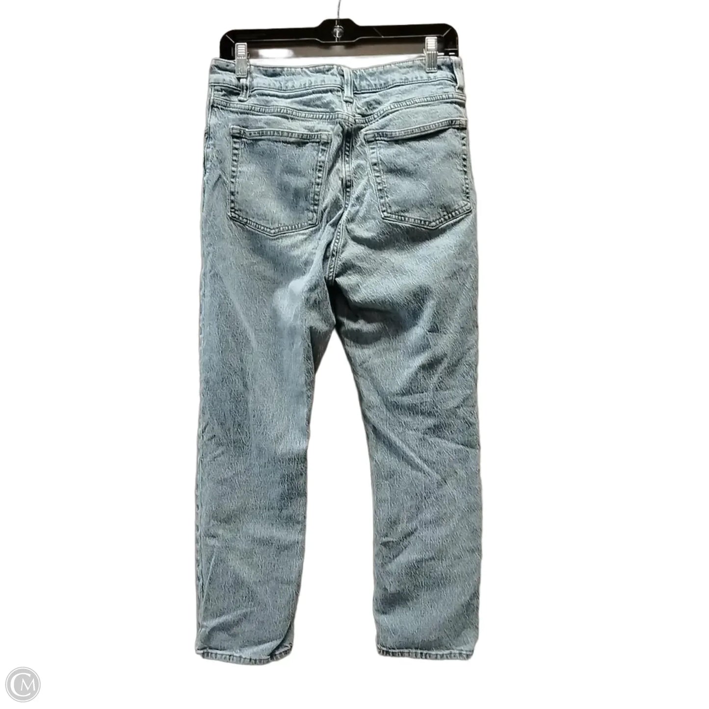 Jeans Straight By H&m In Blue Denim, Size: 10