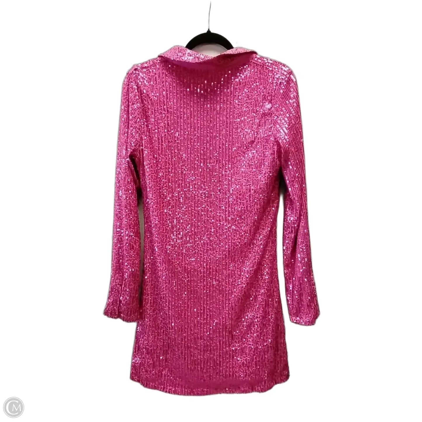 Dress Party Midi By Fashion Nova In Pink, Size: Xl