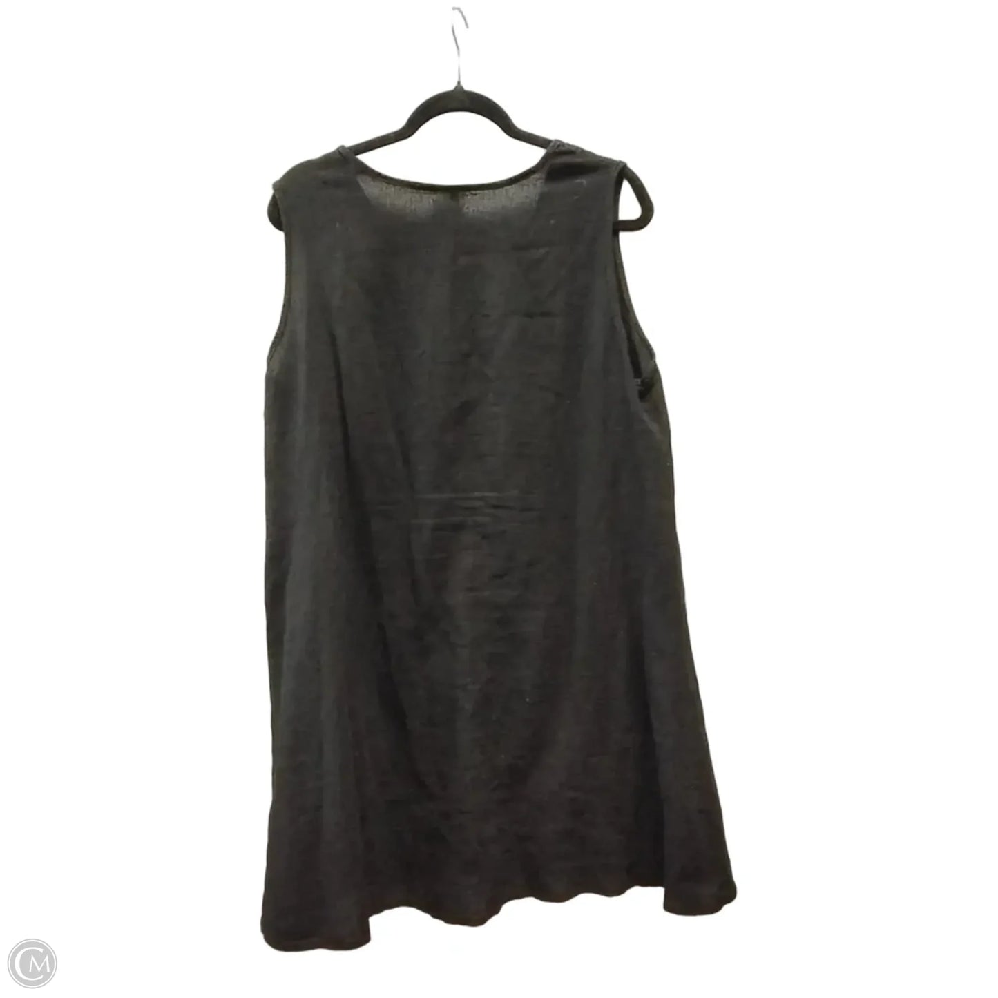 Top Sleeveless By Cmc In Black & White, Size: Xl