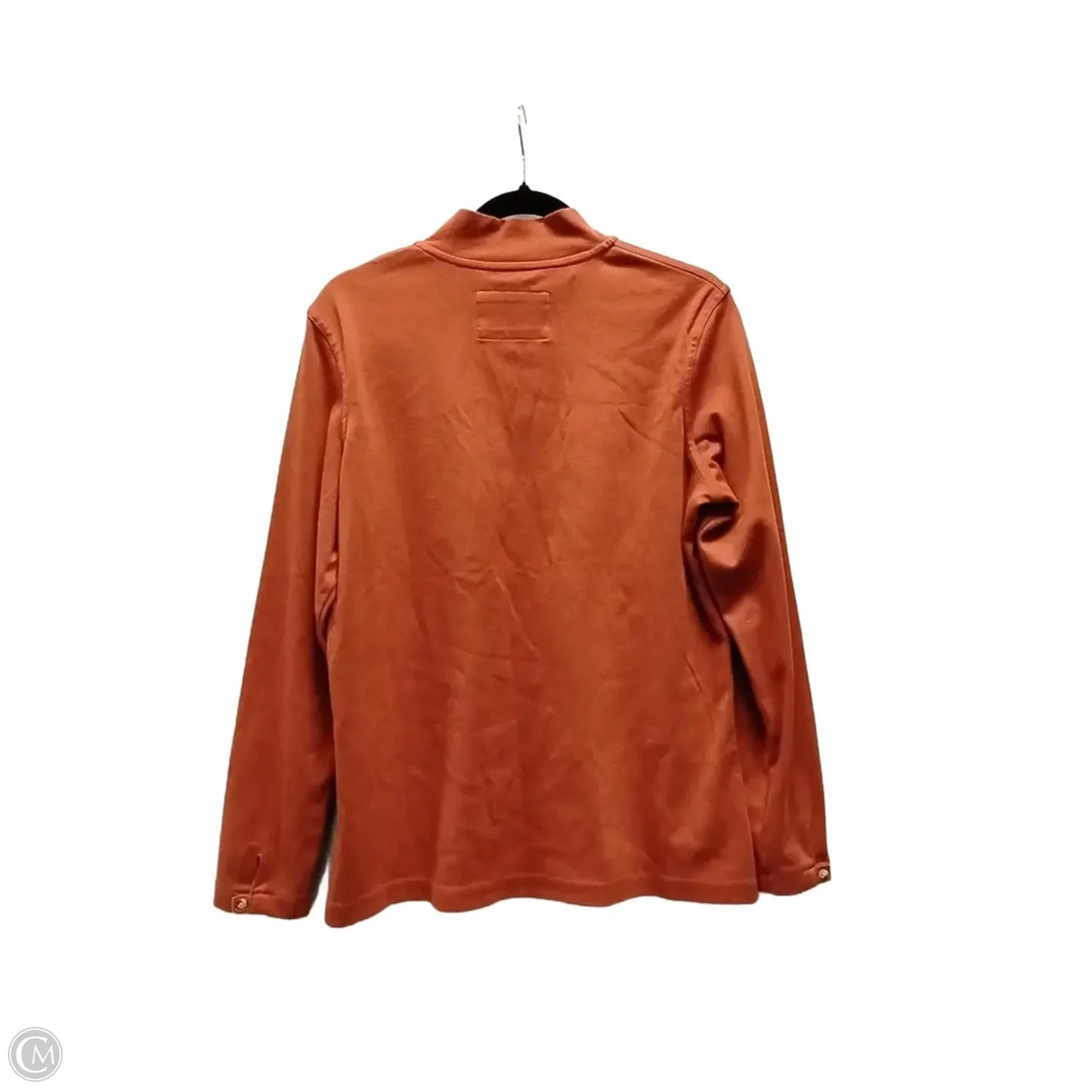 Top Long Sleeve By Natural Reflections In Orange, Size: L