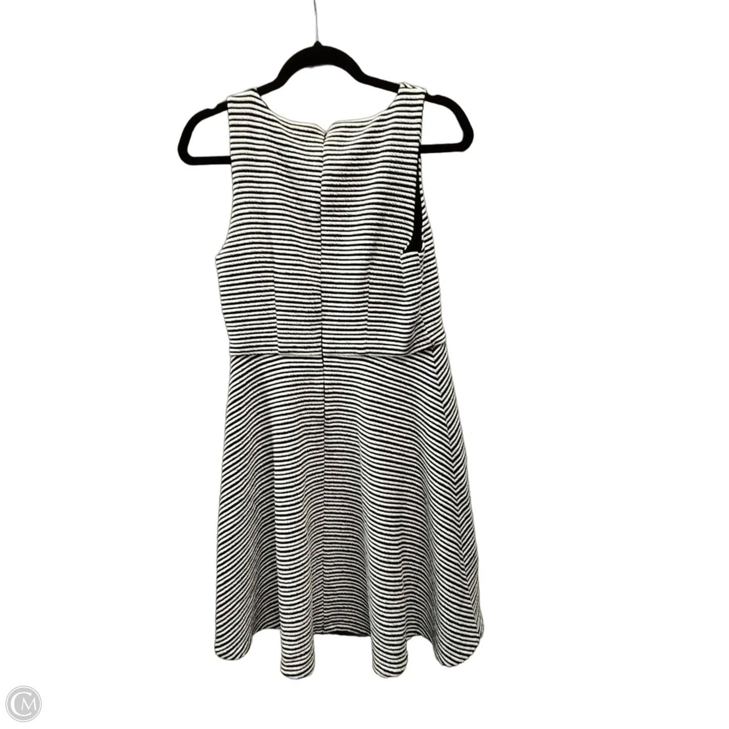 Dress Casual Midi By Elle In Striped Pattern, Size: 4