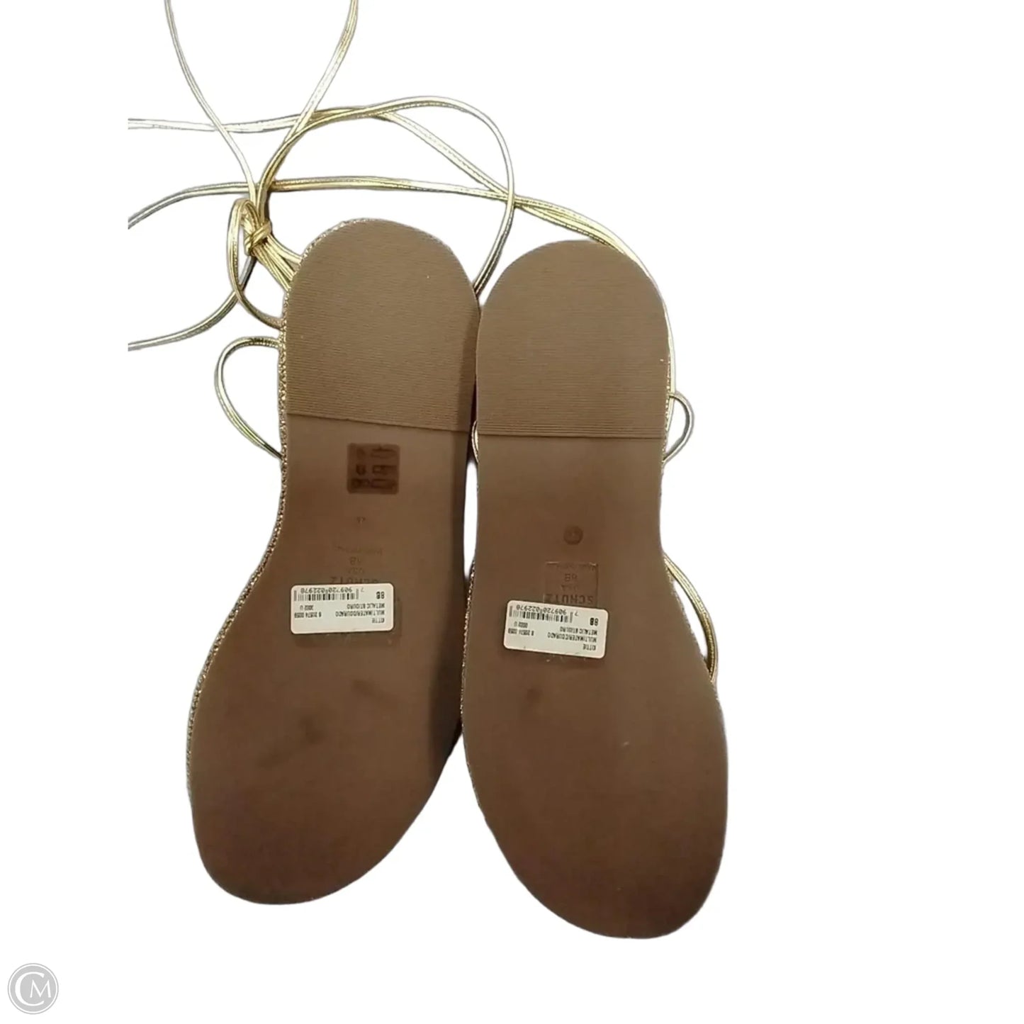 Sandals Flats By Schutz In Gold, Size: 8