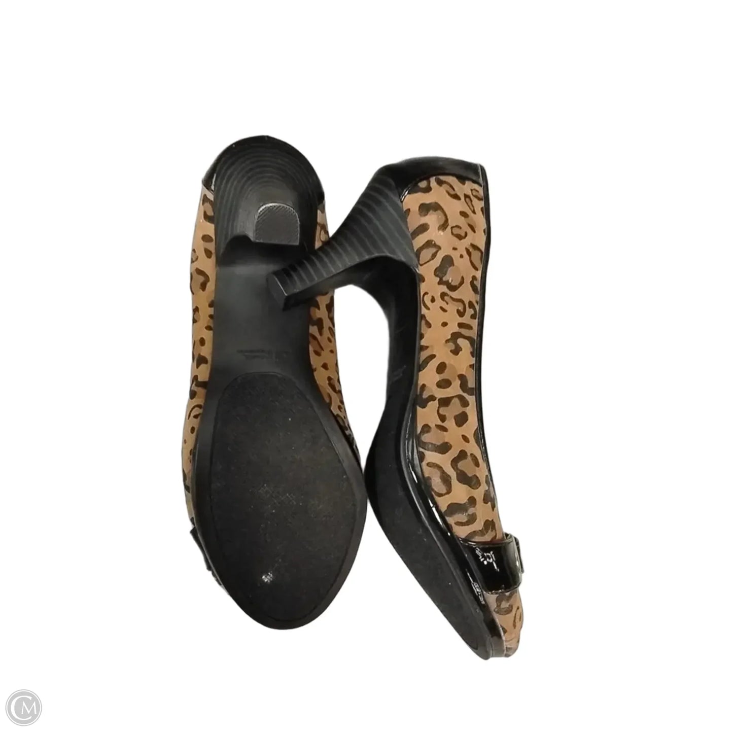Shoes Heels Block By Karen Scott In Animal Print, Size: 9.5