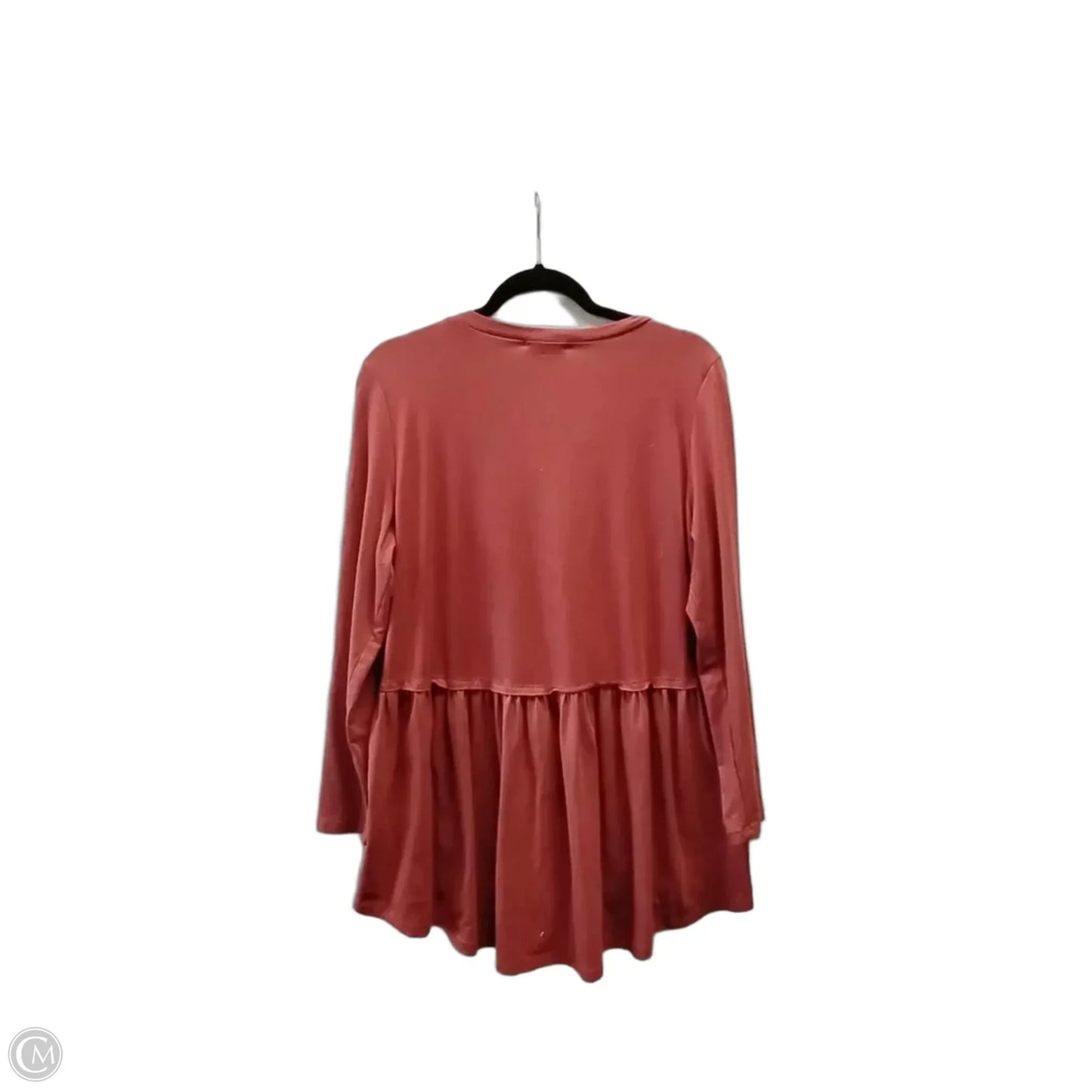 Top Long Sleeve By Entro In Red, Size: M
