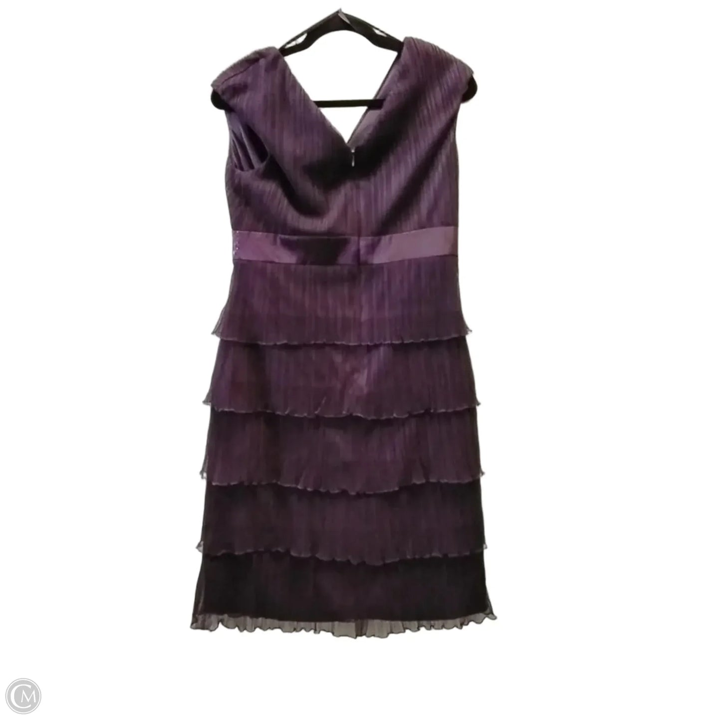 Dress Casual Midi By Jessica Howard In Purple, Size: 8p